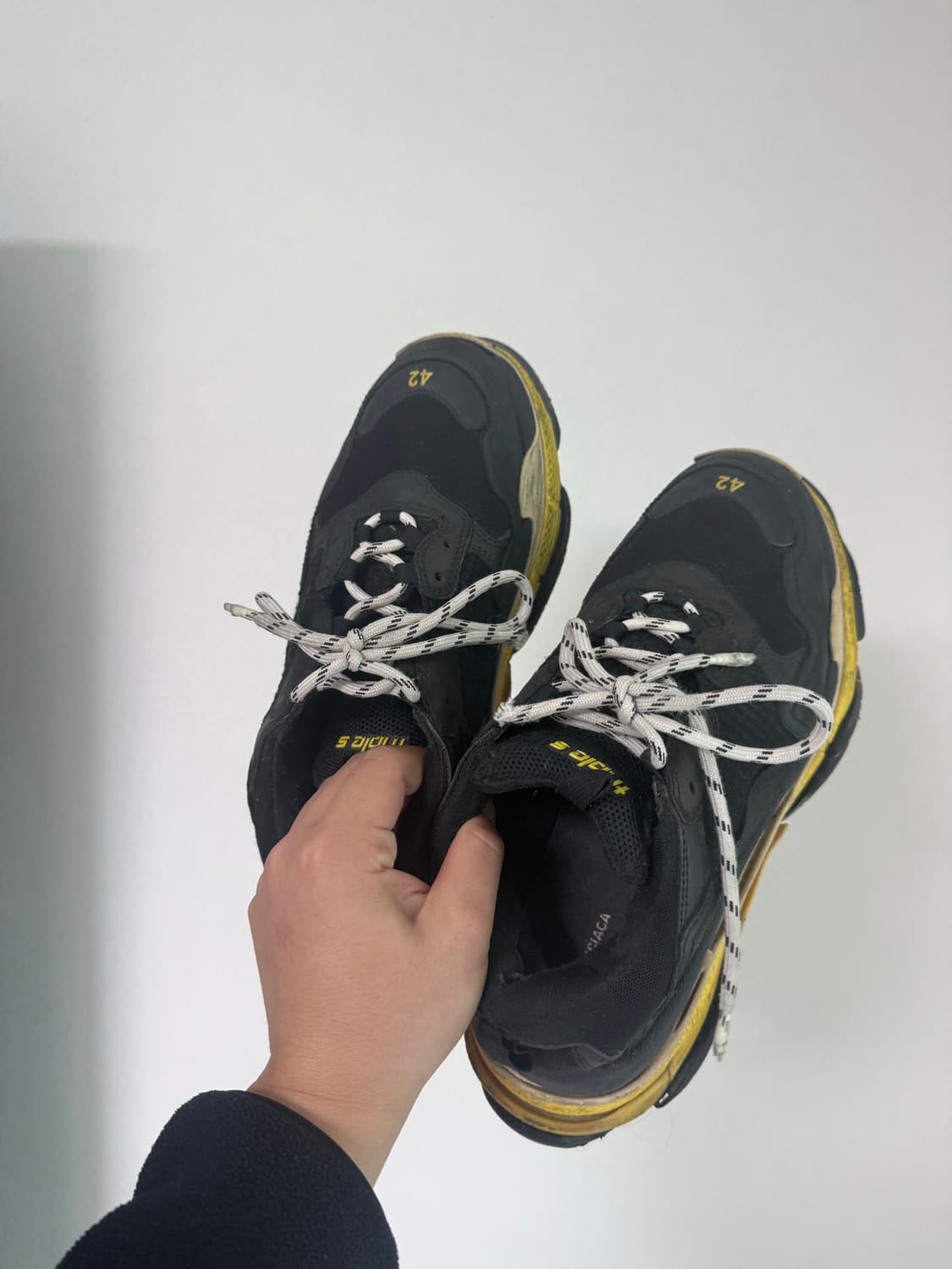 발렌시아가 트리플 S 블랙/옐로우 42 상품이미지1