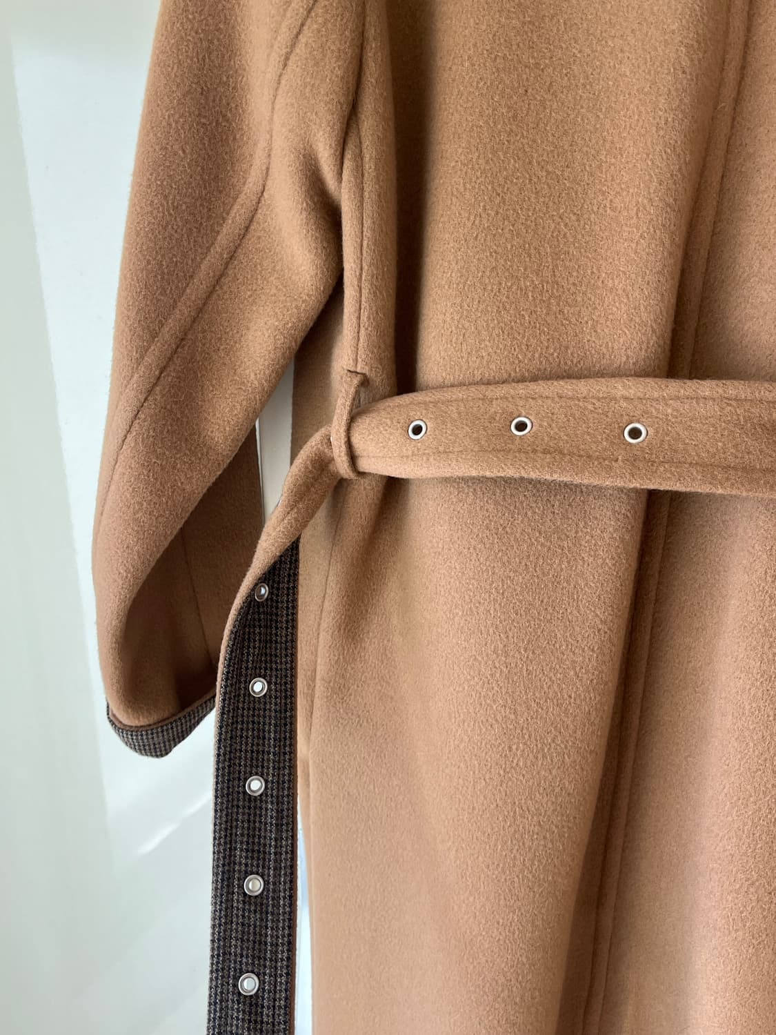 마론에디션 울 트렌치 코트(카멜) 상품이미지6
