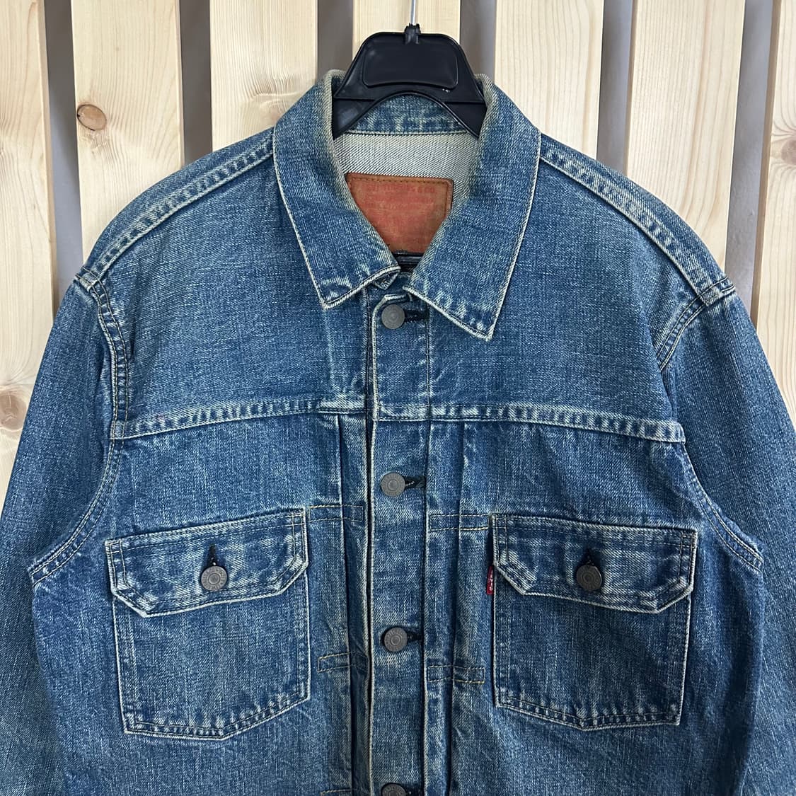 (M)리바이스 90s 71507 빅E XX TYPE 2 트러커 데님 자켓 상품이미지3