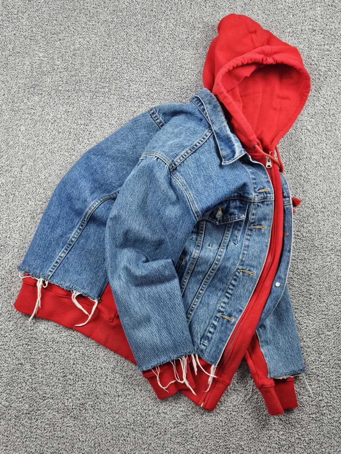 리바이스 엑스 보이프렌드 하이브리드 트러커 자켓 ( M ) / 10174 상품이미지4