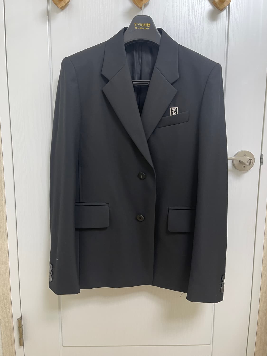 (새상품) 우영미 블랙 울 싱글 자켓(50) 상품이미지1