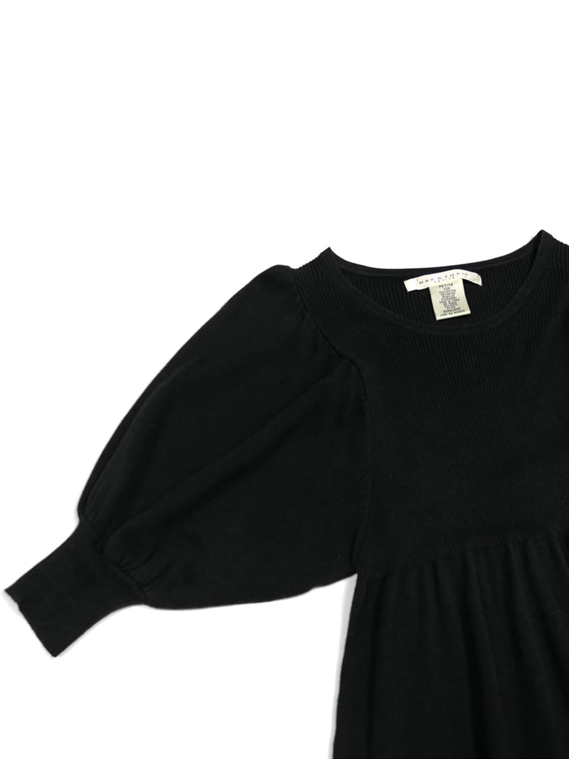 Max studio puff sleeve knit dress 상품이미지3