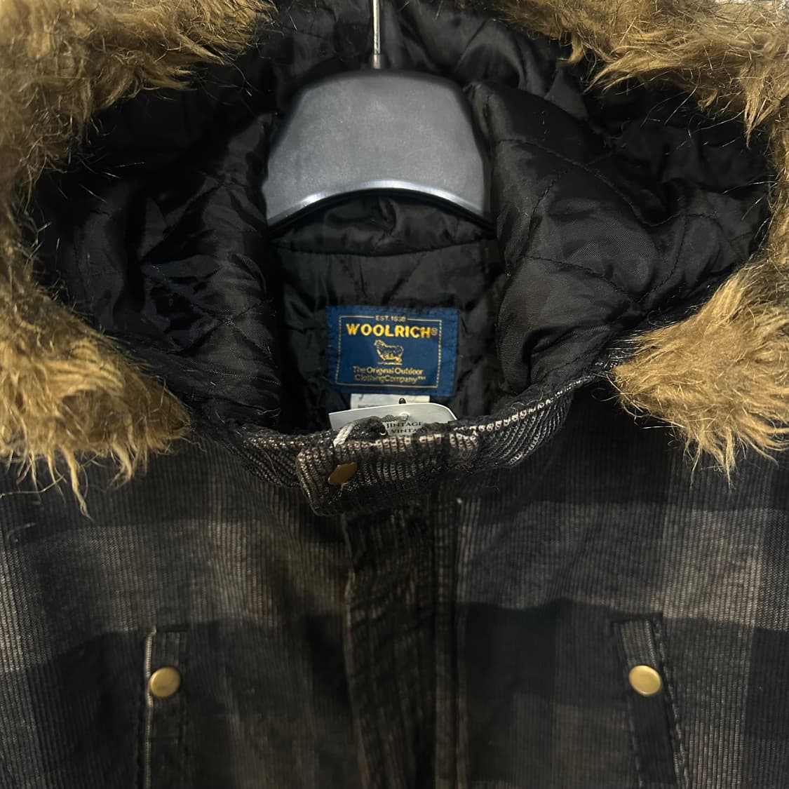 울리치 골덴 체크 자켓 M~L 상품이미지2