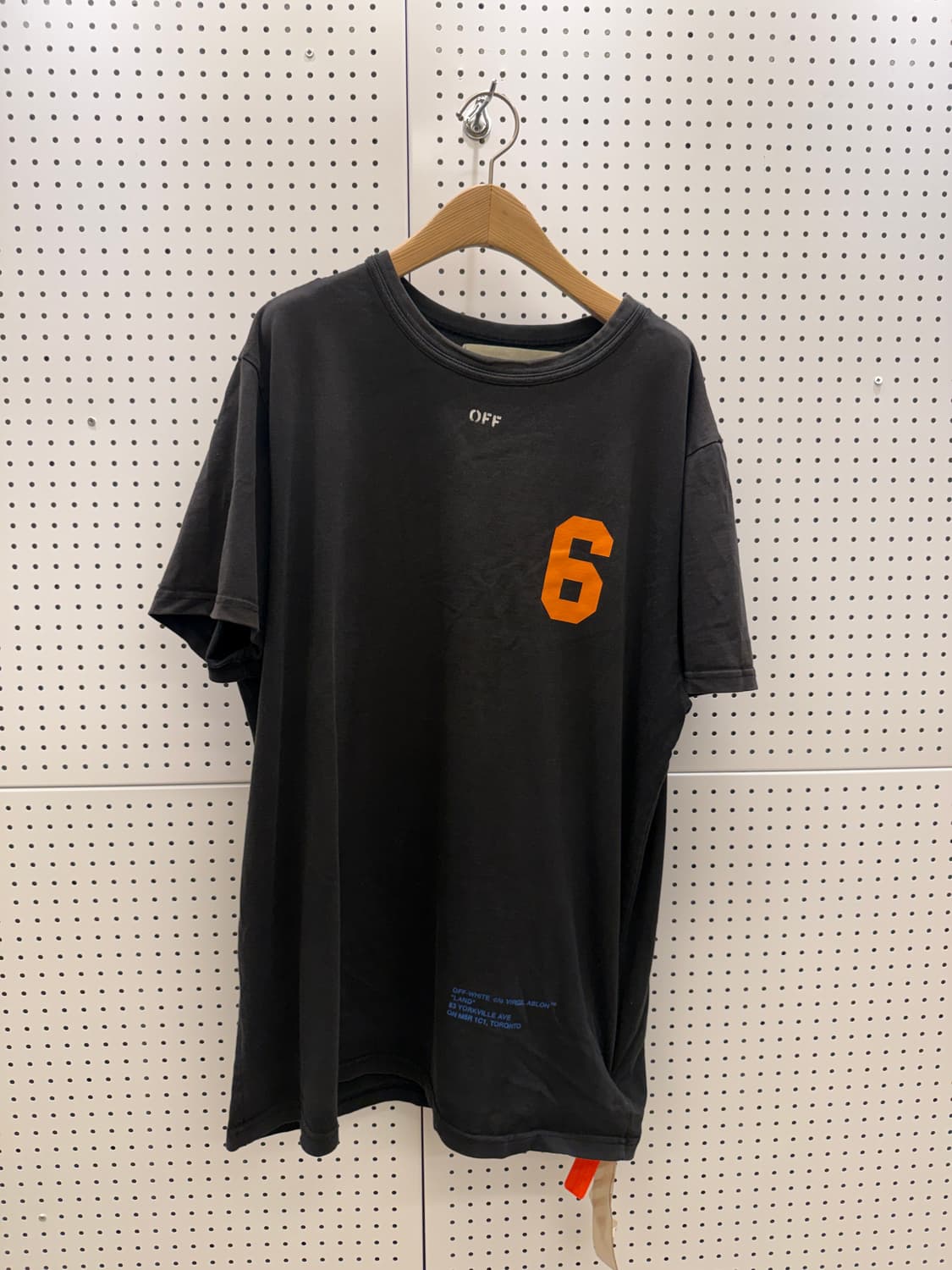 오프화이트 토론토 플래그십 오픈기념 티셔츠 U1343 상품이미지2