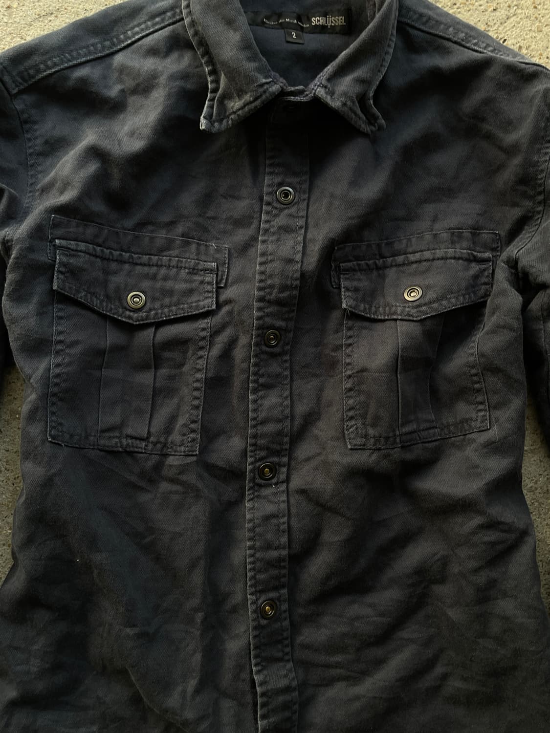 black denim shirts jacket 상품이미지5
