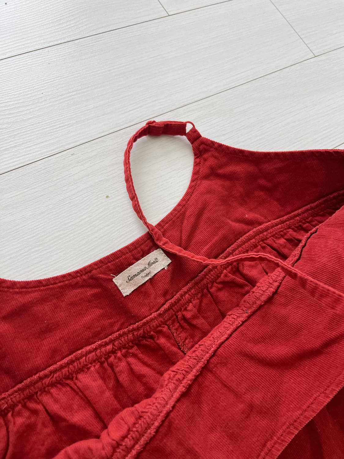 Samansamos2골덴 원피스 상품이미지3