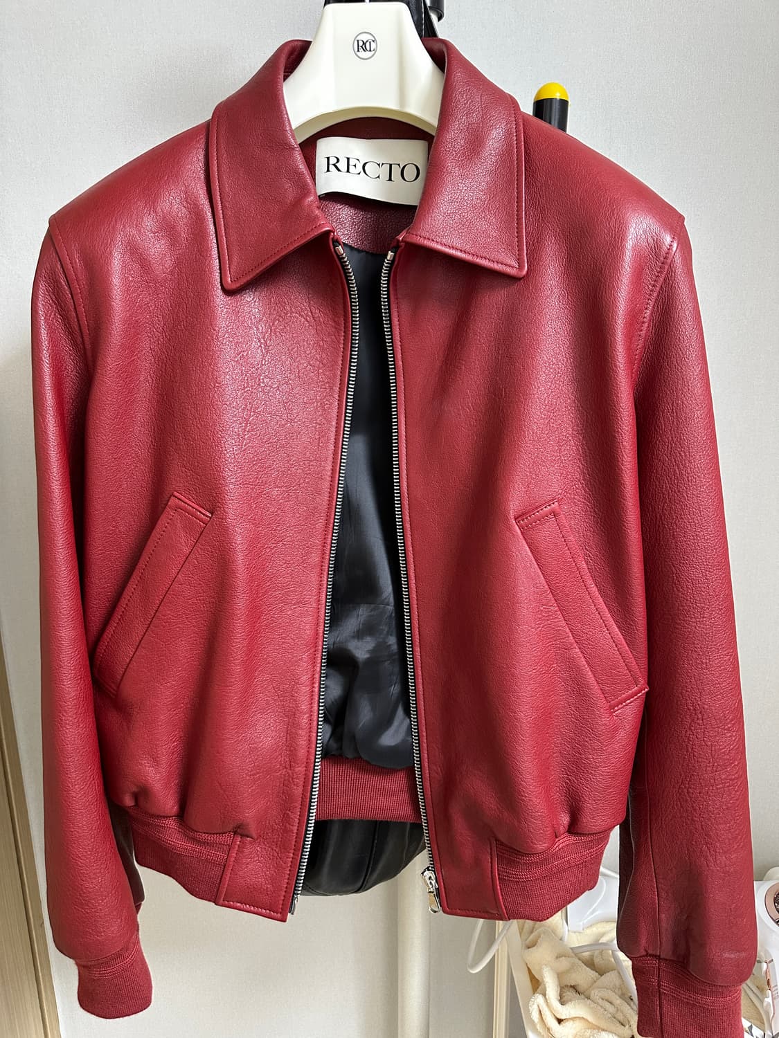 렉토 25ss 시그니처 벤 21 빈티지 레드 S 상품이미지1