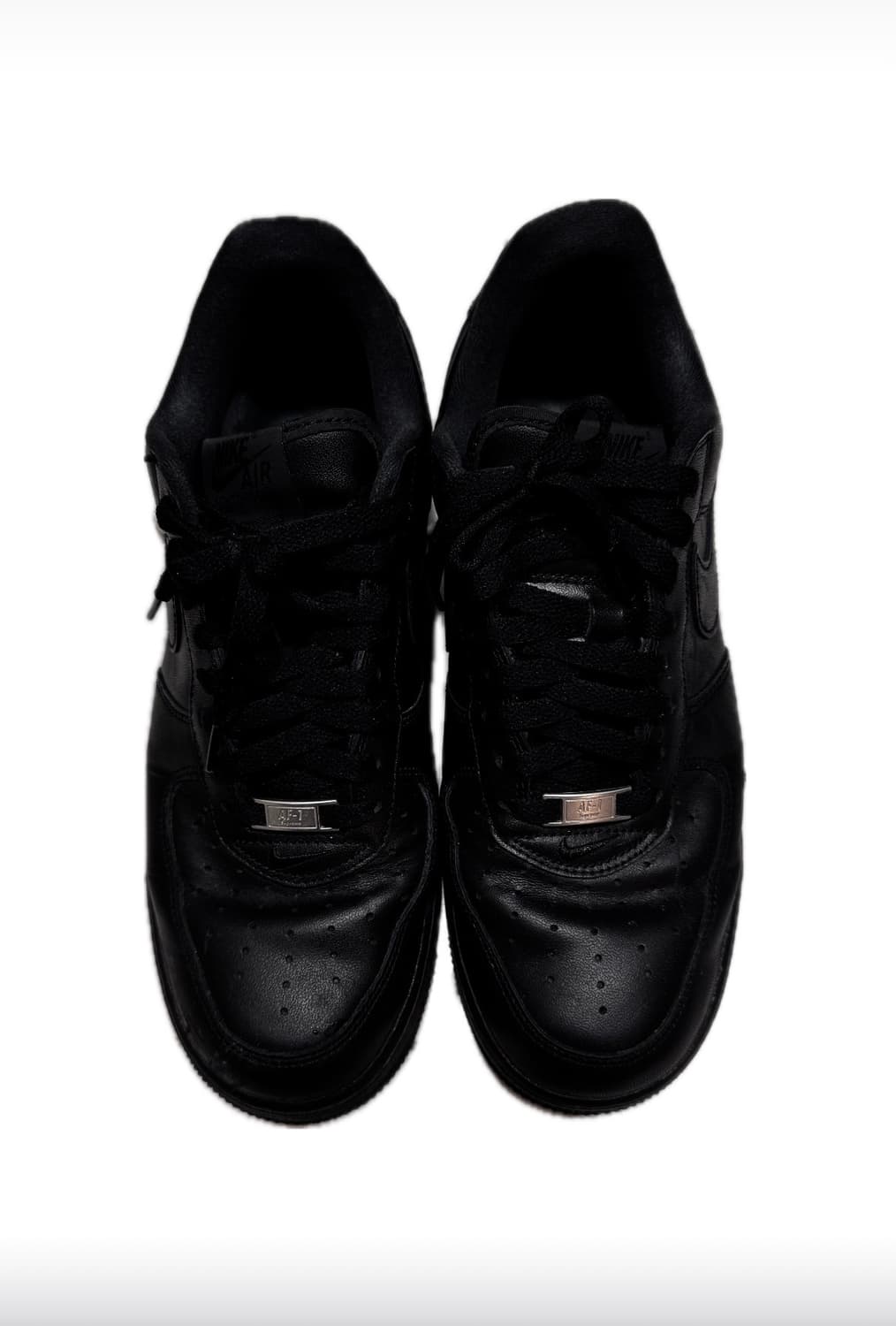 [275] 슈프림x나이키 에어포스 1 로우 블랙 상품이미지2