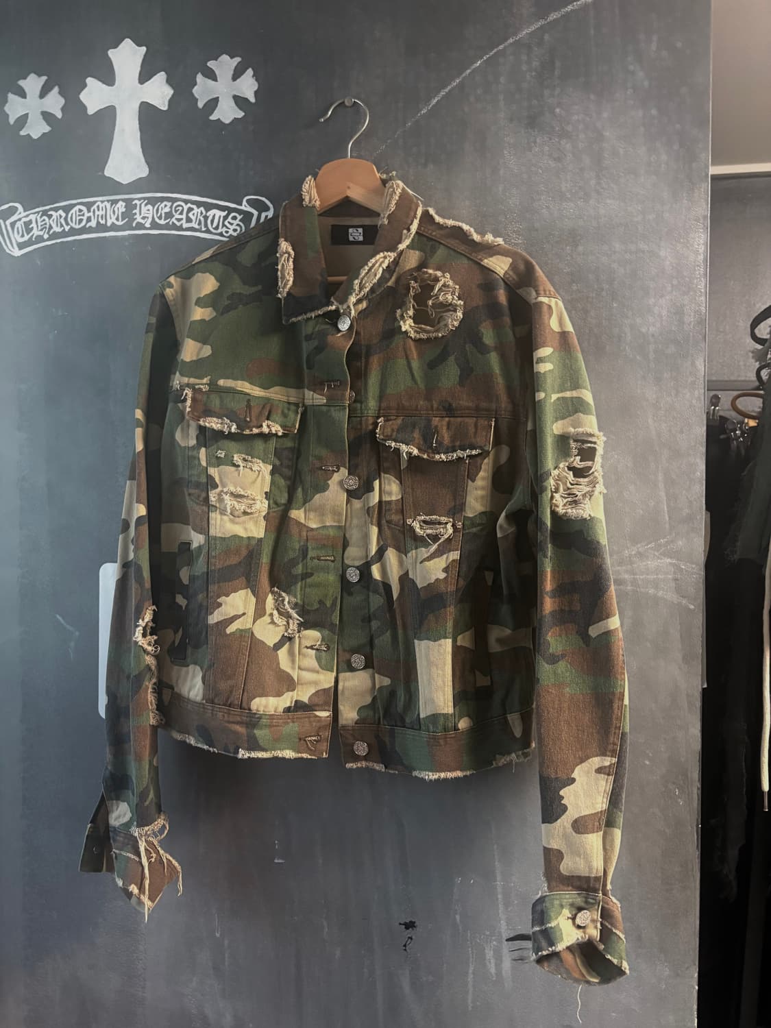 선데이오프클럽 카모 트러커 자켓 상품이미지2