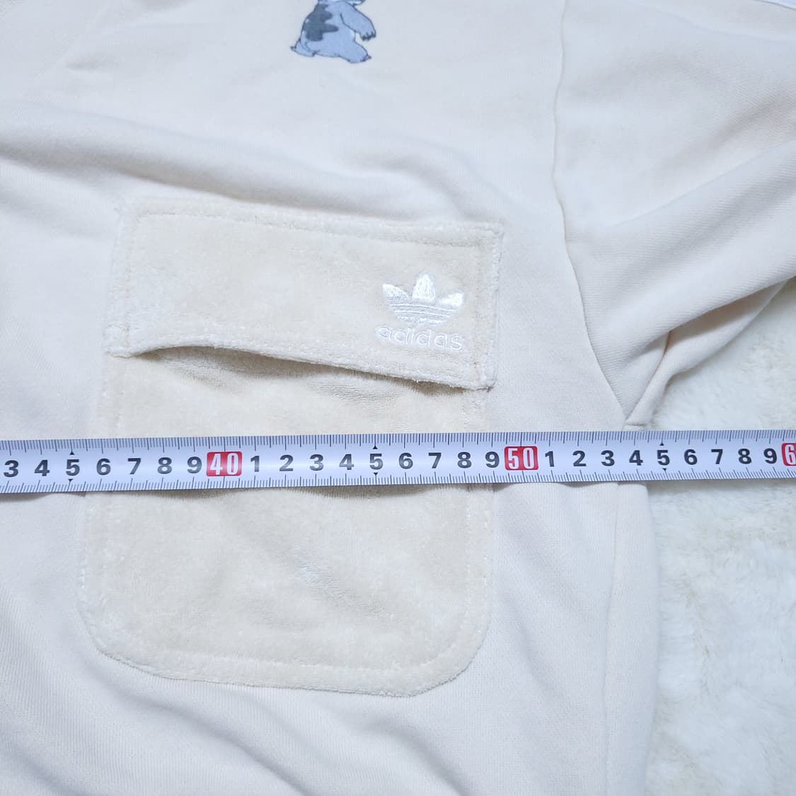 아디다스디즈니 릴로스티치 크롭 가디건 0306 상품이미지5