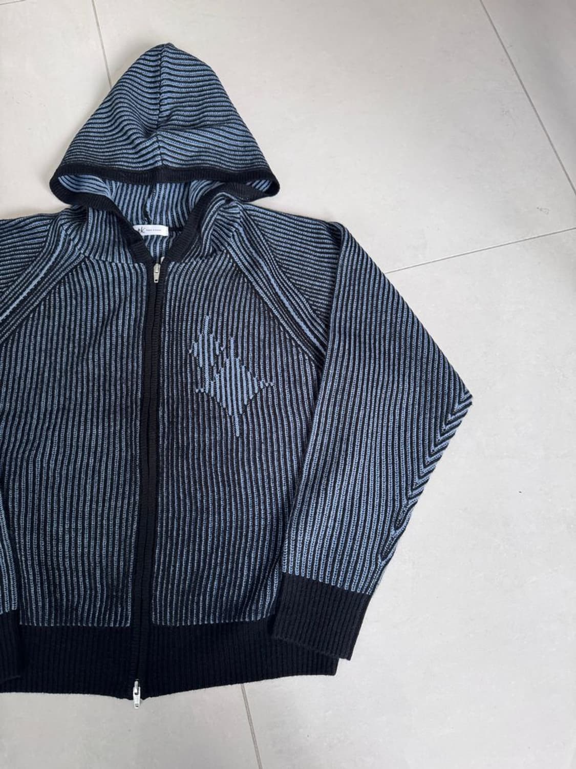 PLATING BRIGHT MOTIF-DESIGN  지퍼 후드티 상품이미지2