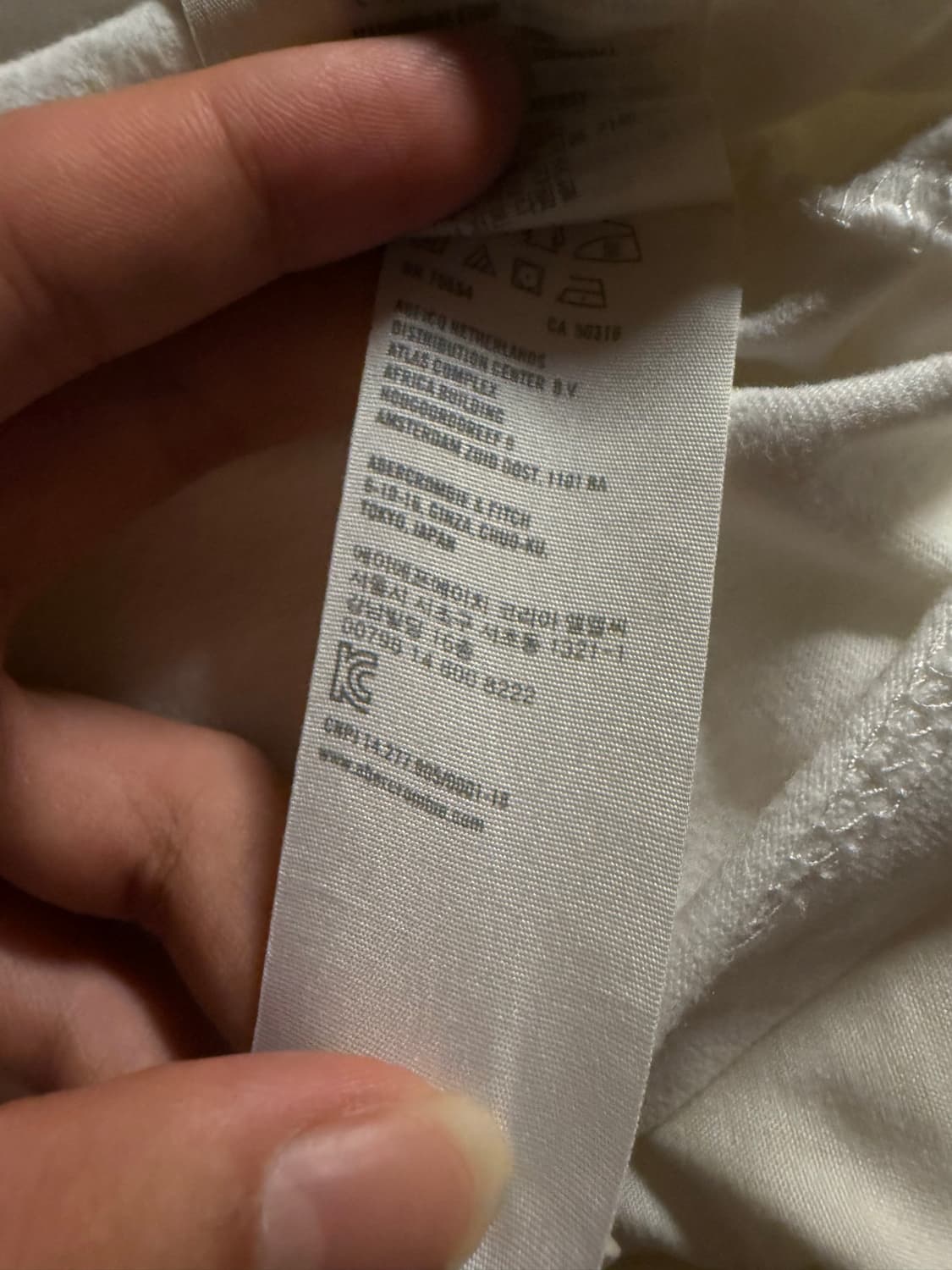 Abercrombie & Fitch 로고 반팔 티셔츠 상품이미지3