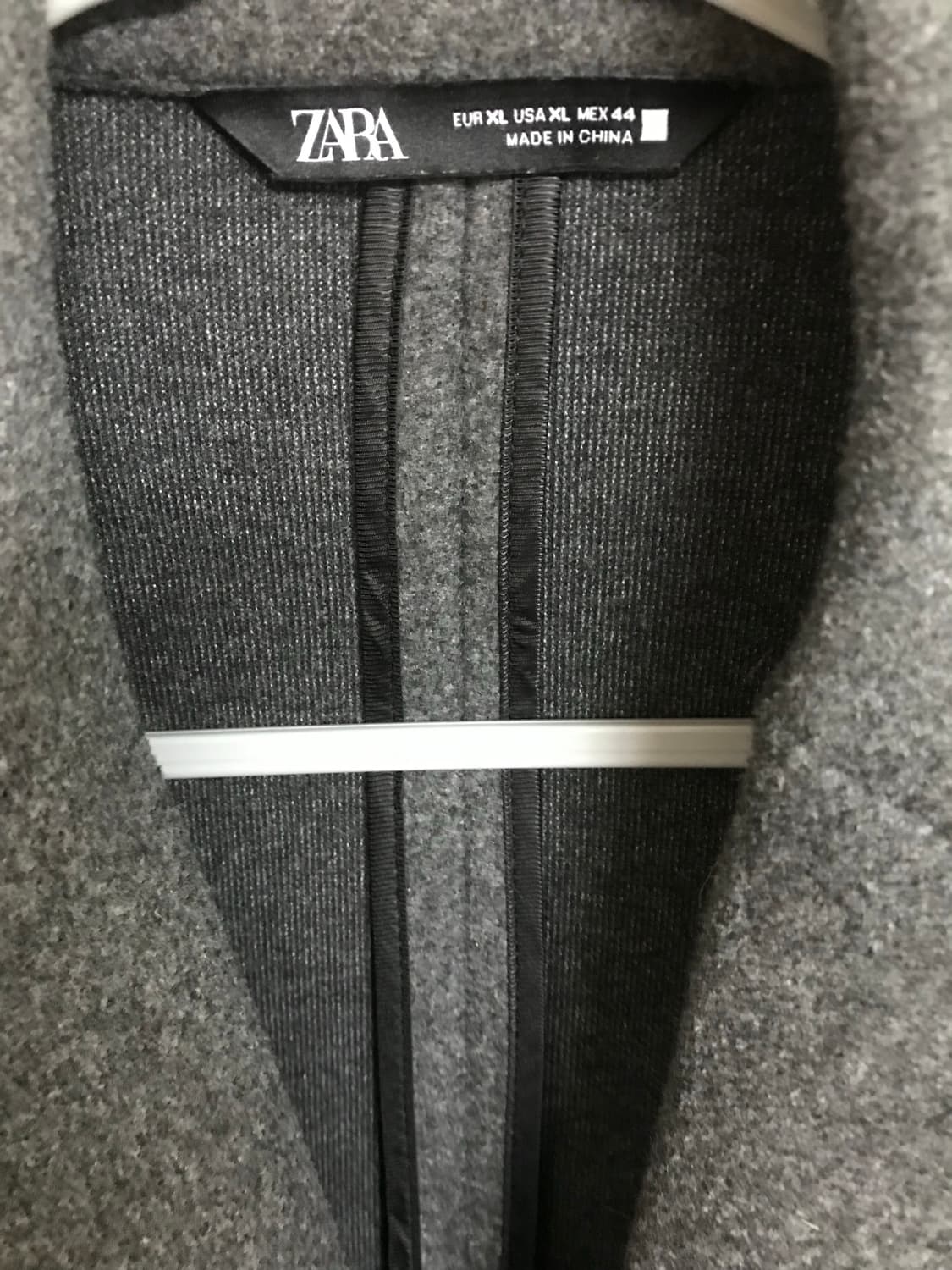 자라 남성 4 WAY 그레이 코트 XL 상품이미지3