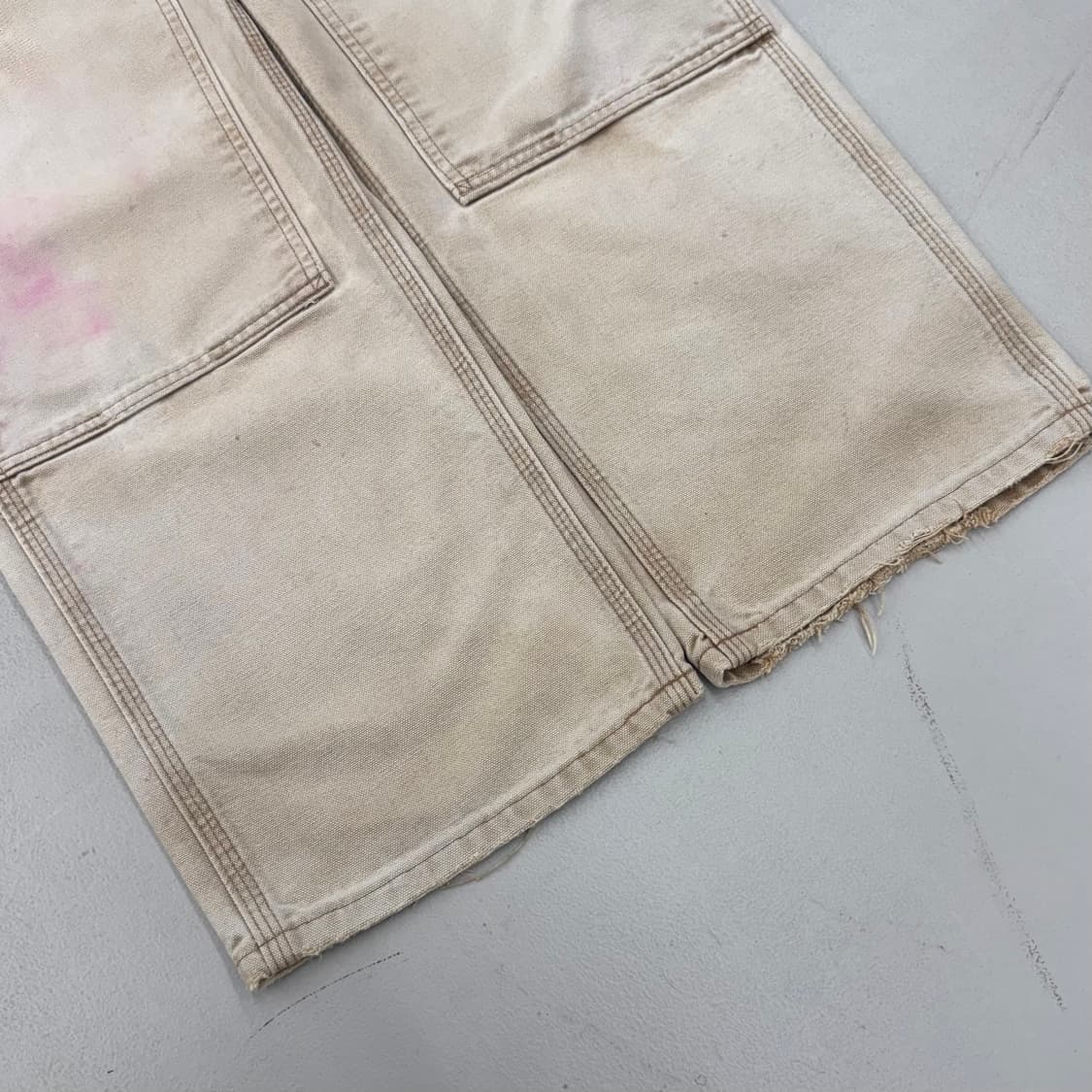 칼하트 OG 더블니 카펜터 덕캔버스 와이드 워크팬츠 상품이미지6