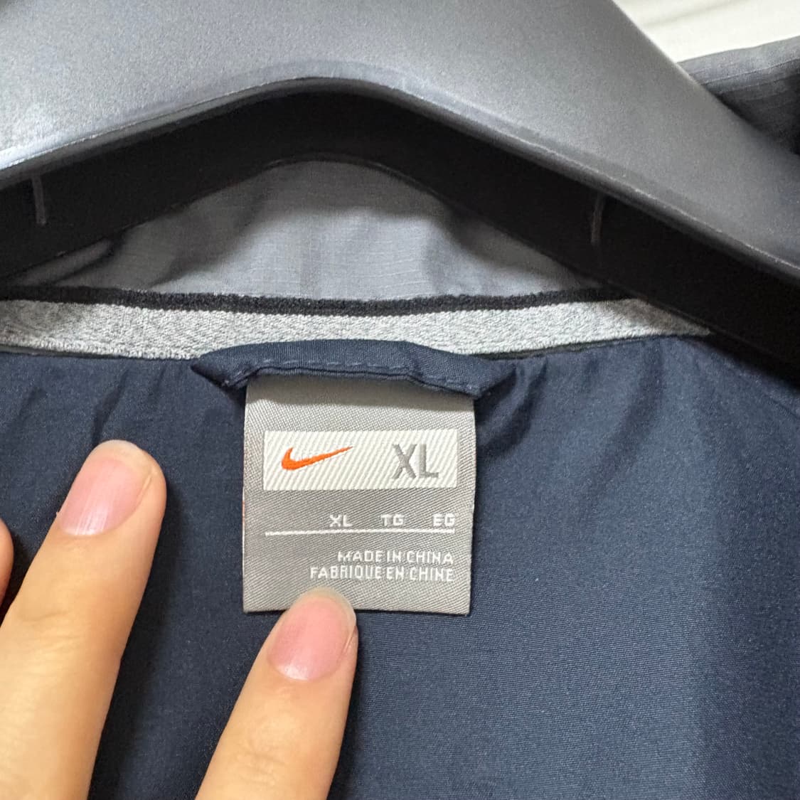 나이키 올드스쿨 배색 바람막이(네이비 105) 상품이미지7