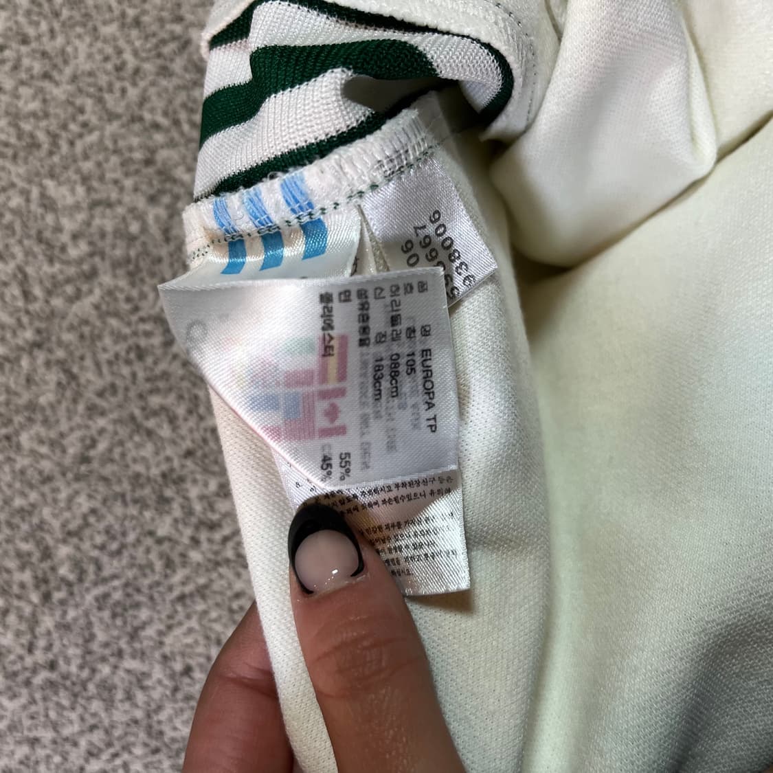 아디다스 파이어버드 화이트 트랙 팬츠 상품이미지5