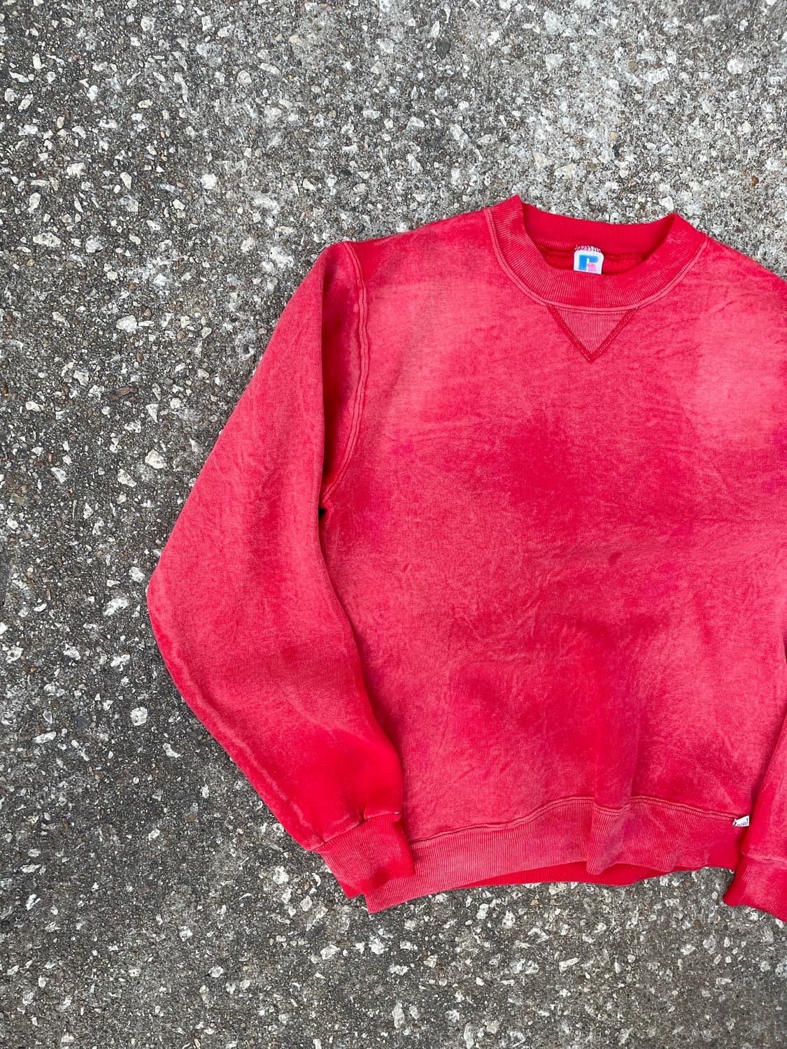 90s Russell Athletic faded sweatshirt 상품이미지2