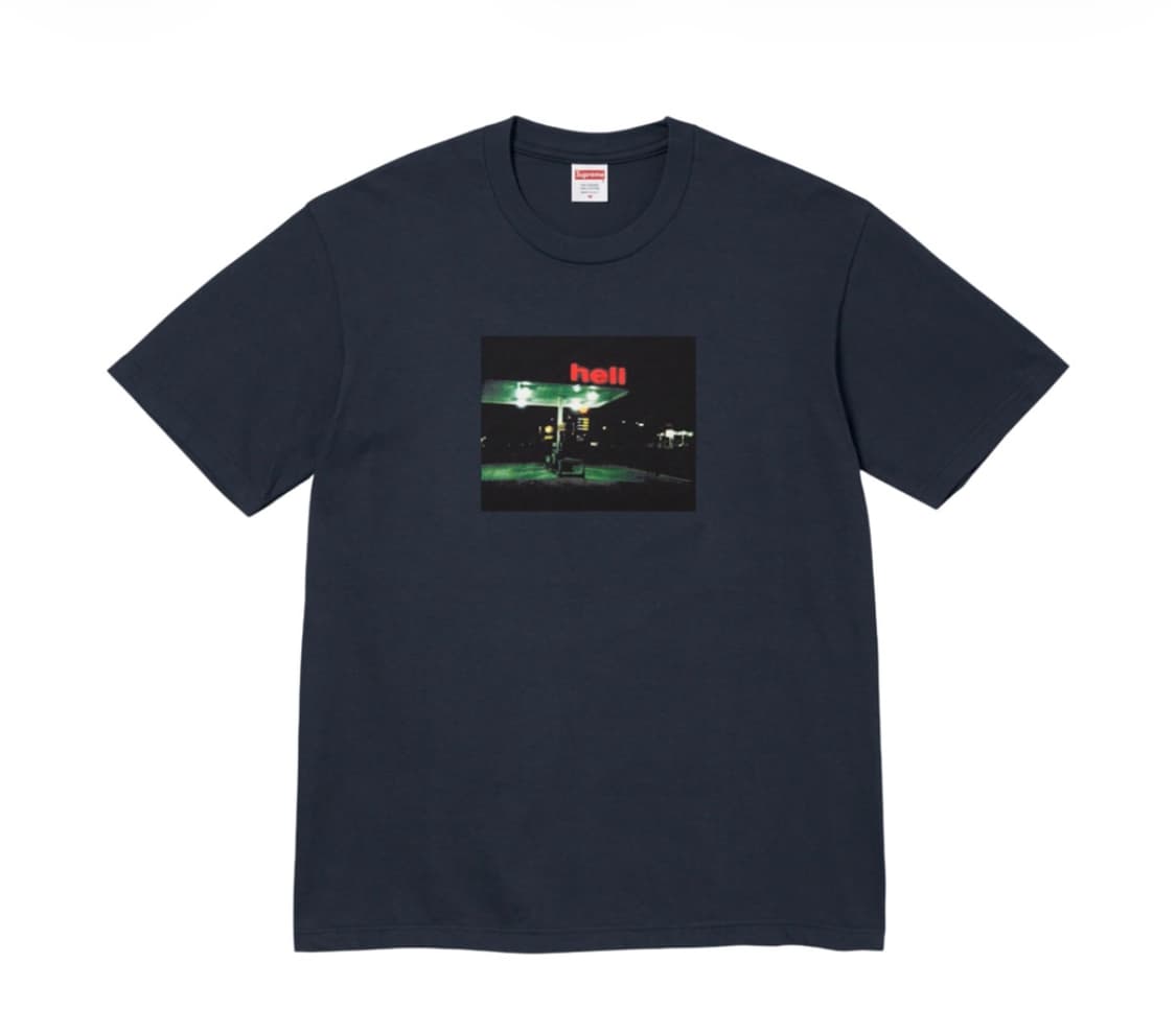 슈프림 헬 티셔츠 네이비 - 23FW 상품이미지1