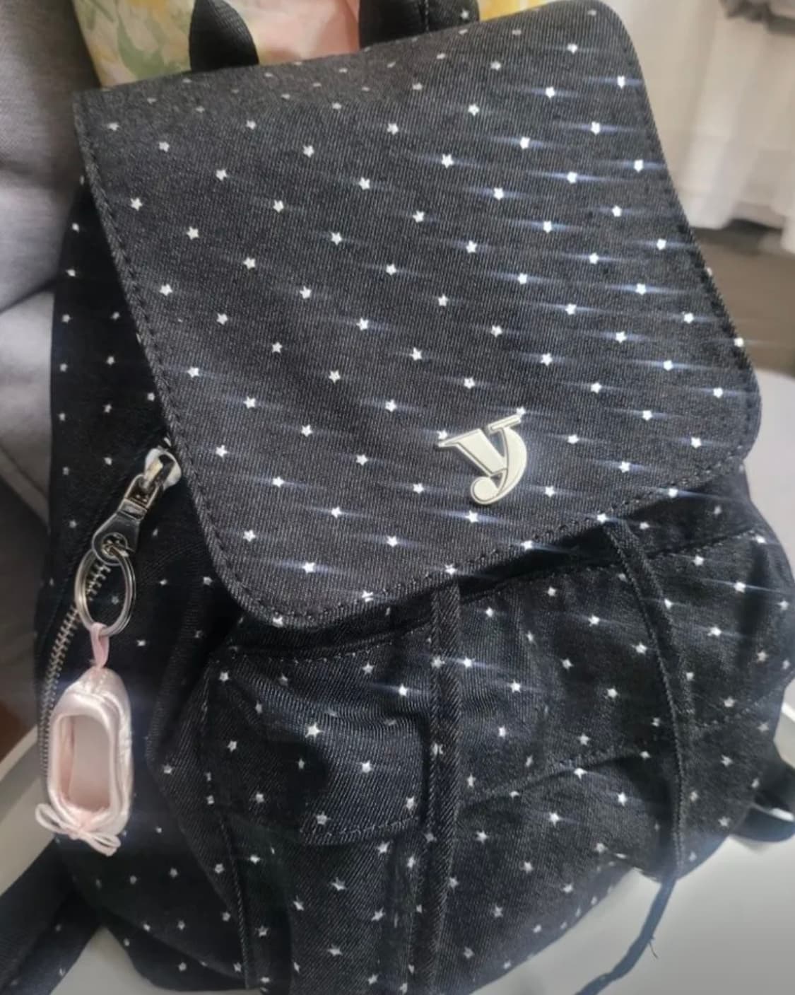 여밈 미니 데이 백팩 별 땡땡이 상품이미지2