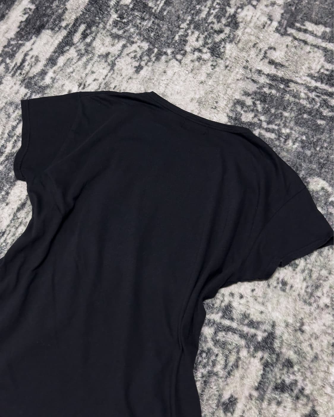 {UNKNOWN} Metal Gold Printed Cropped Tee 상품이미지7