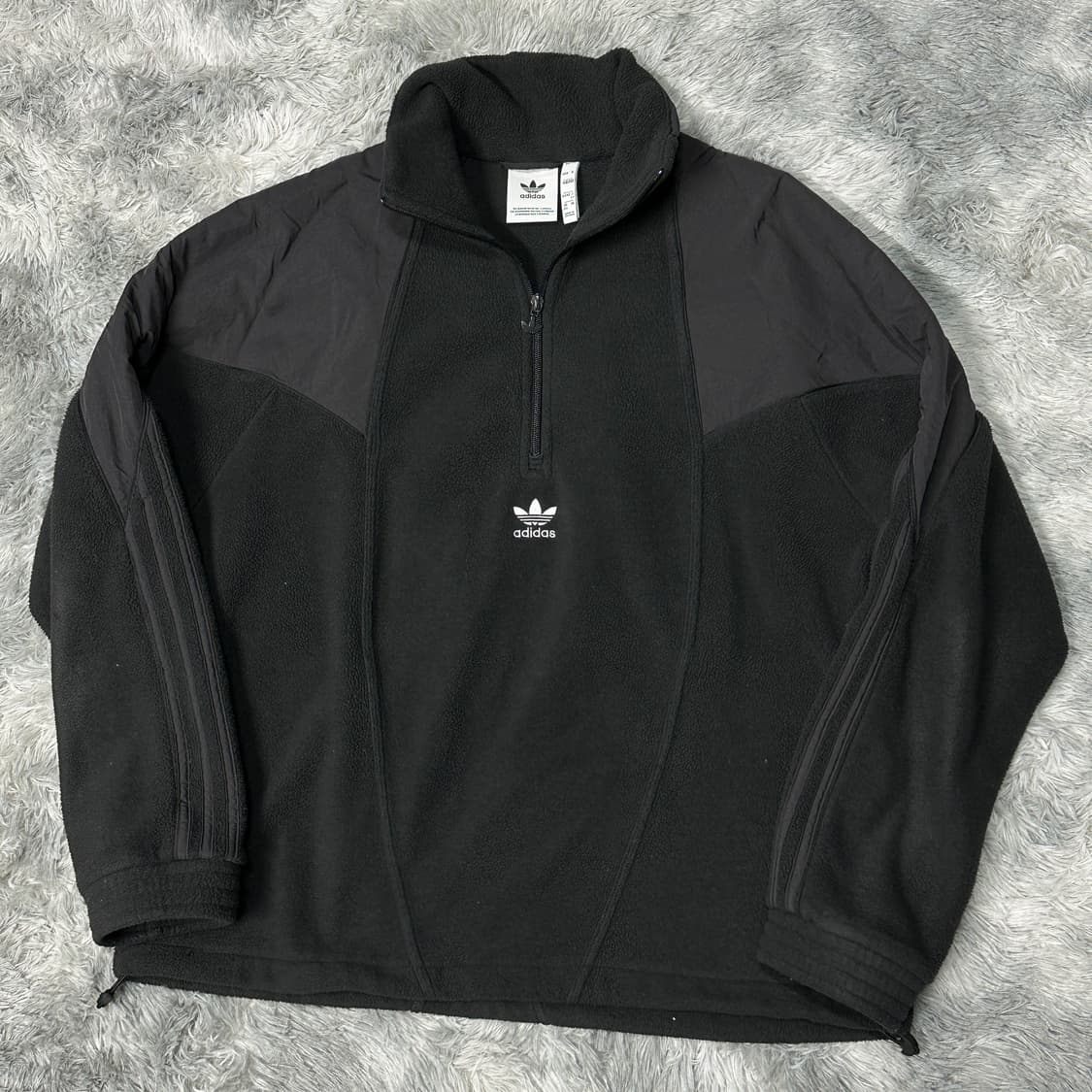 아디다스 빅트레포일 플리스 하프집업 XXL 상품이미지2