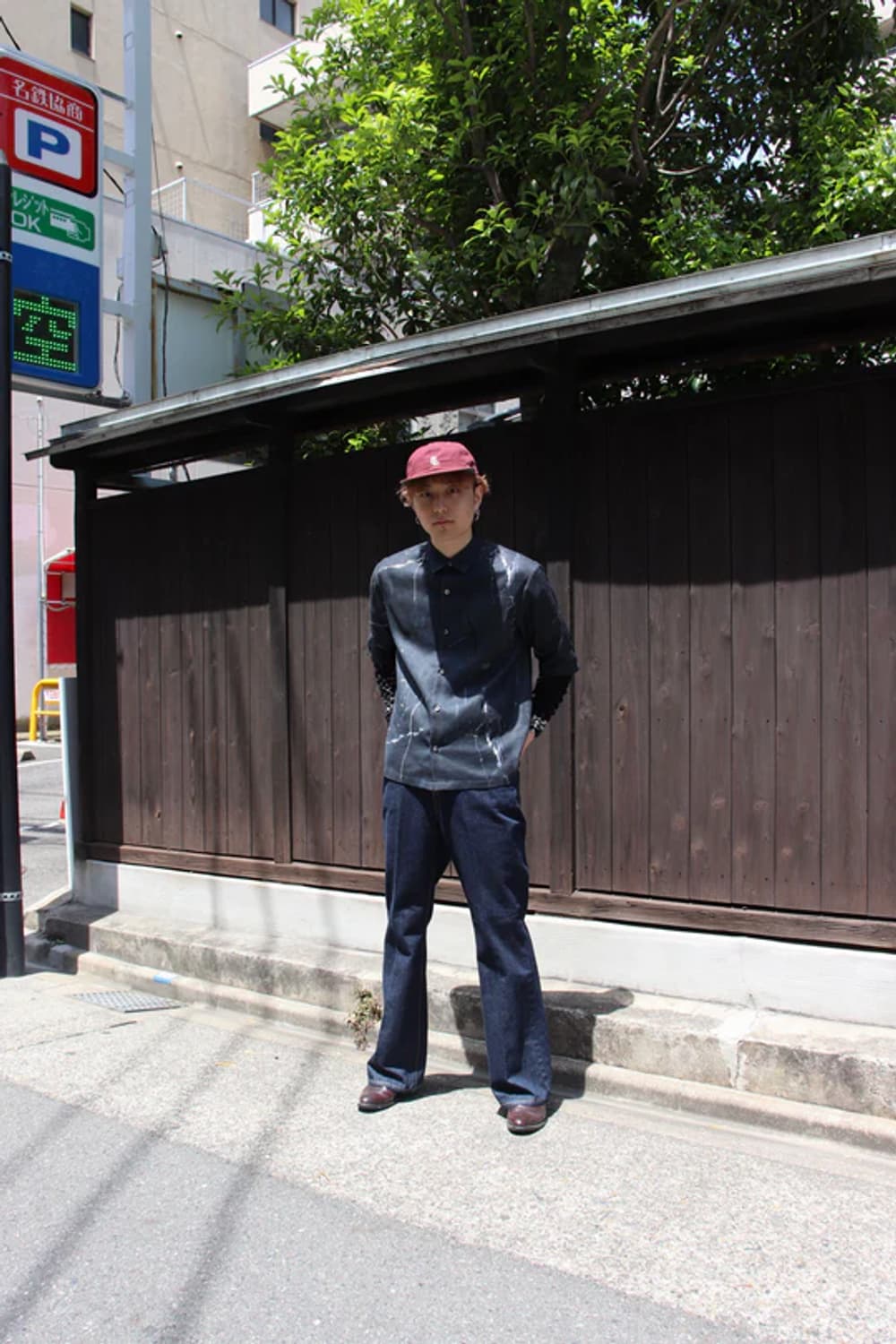 L) bed j.w. ford * Lee 플레어 데님 팬츠 상품이미지7