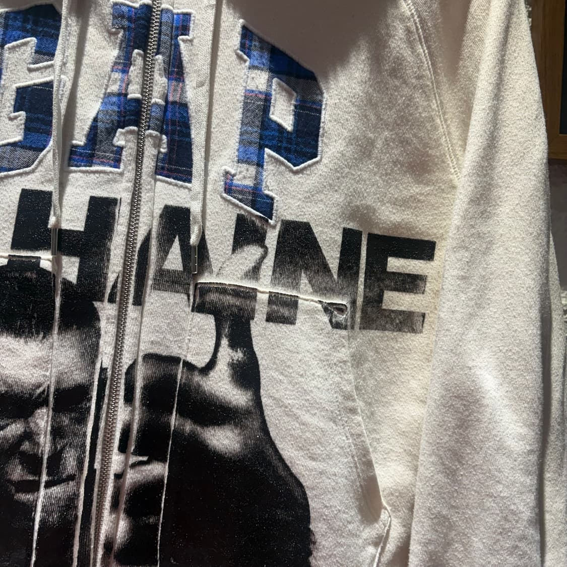 갭 빈티지 커스텀 증오 프린팅 후드집업 상품이미지4