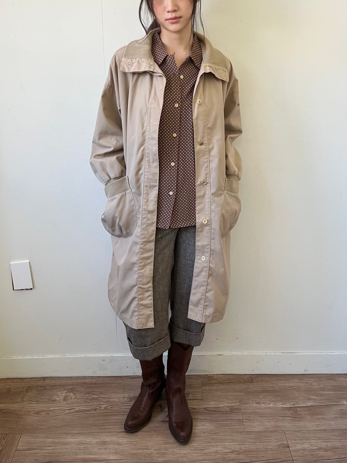 90‘s lssey Miyake 빅 포켓 트렌치 자켓  상품이미지8