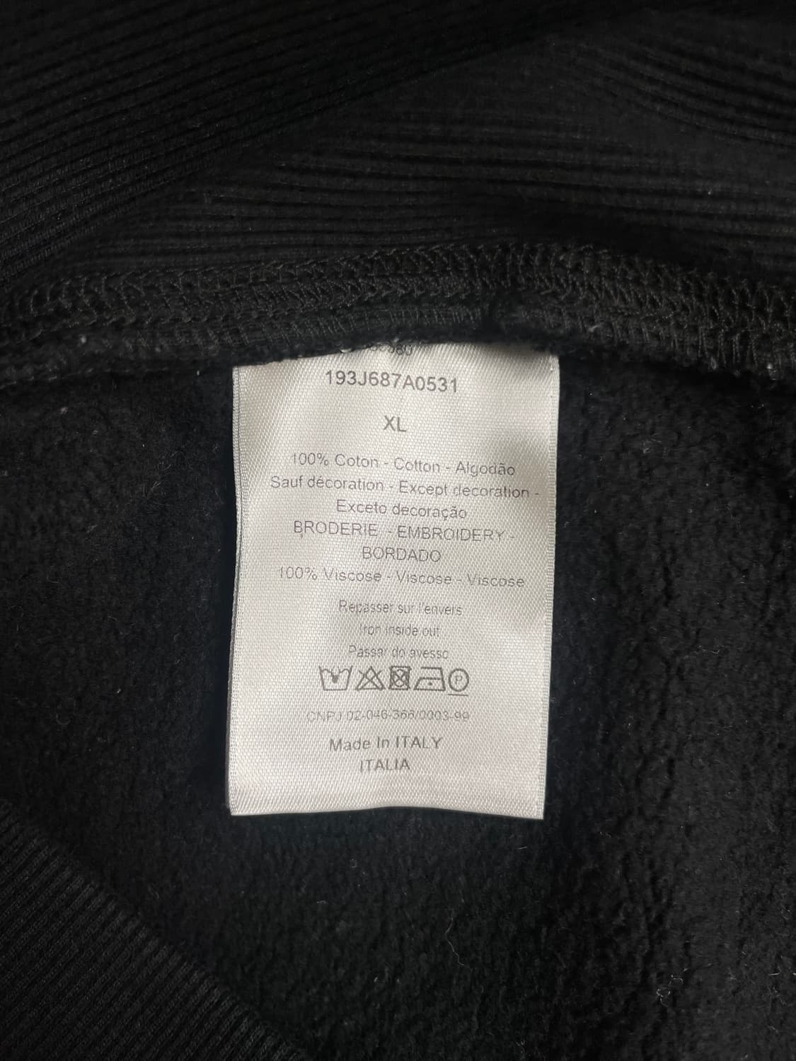 [정품] 디올 케니샤프 CD로고 맨투맨 상품이미지5