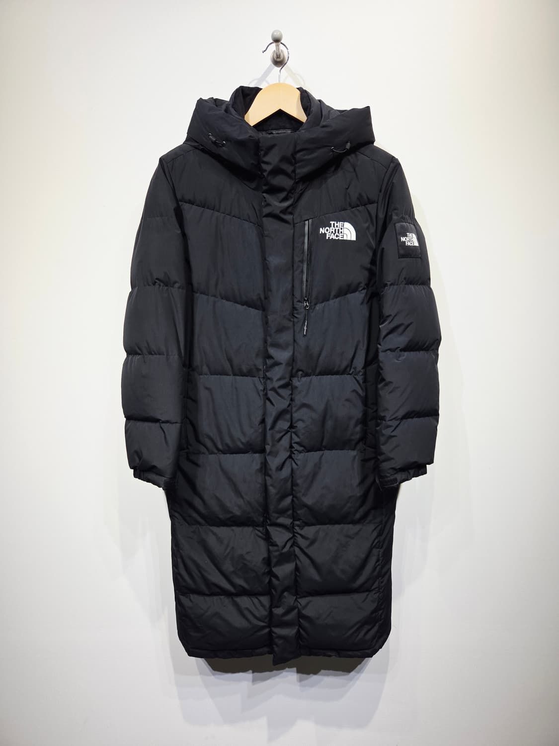 THE NORTH FACE 노스페이스 구스다운 롱패딩 블랙 상품이미지1