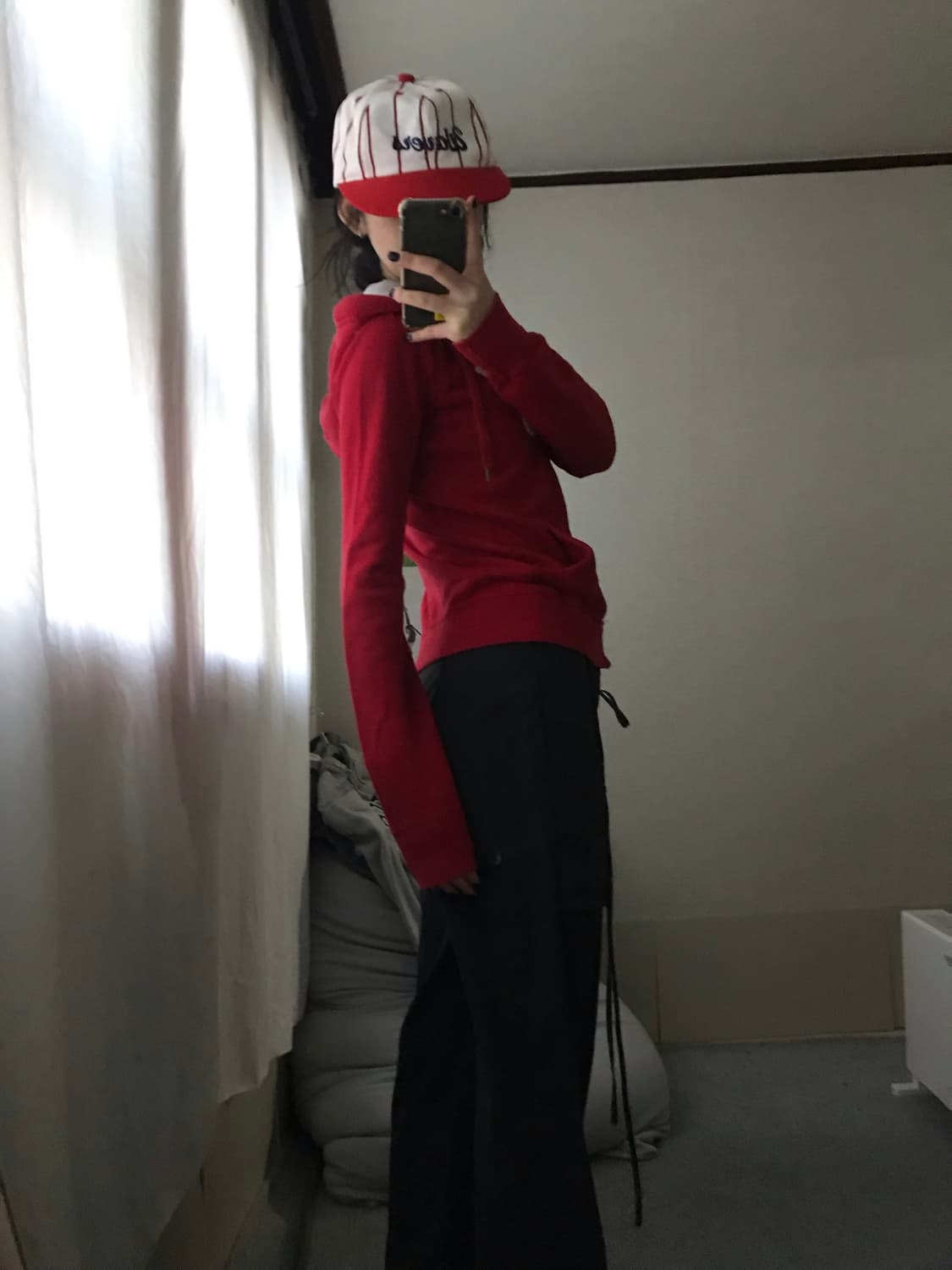 아베크롬비 레드 딱붙핏 후드집업 상품이미지5