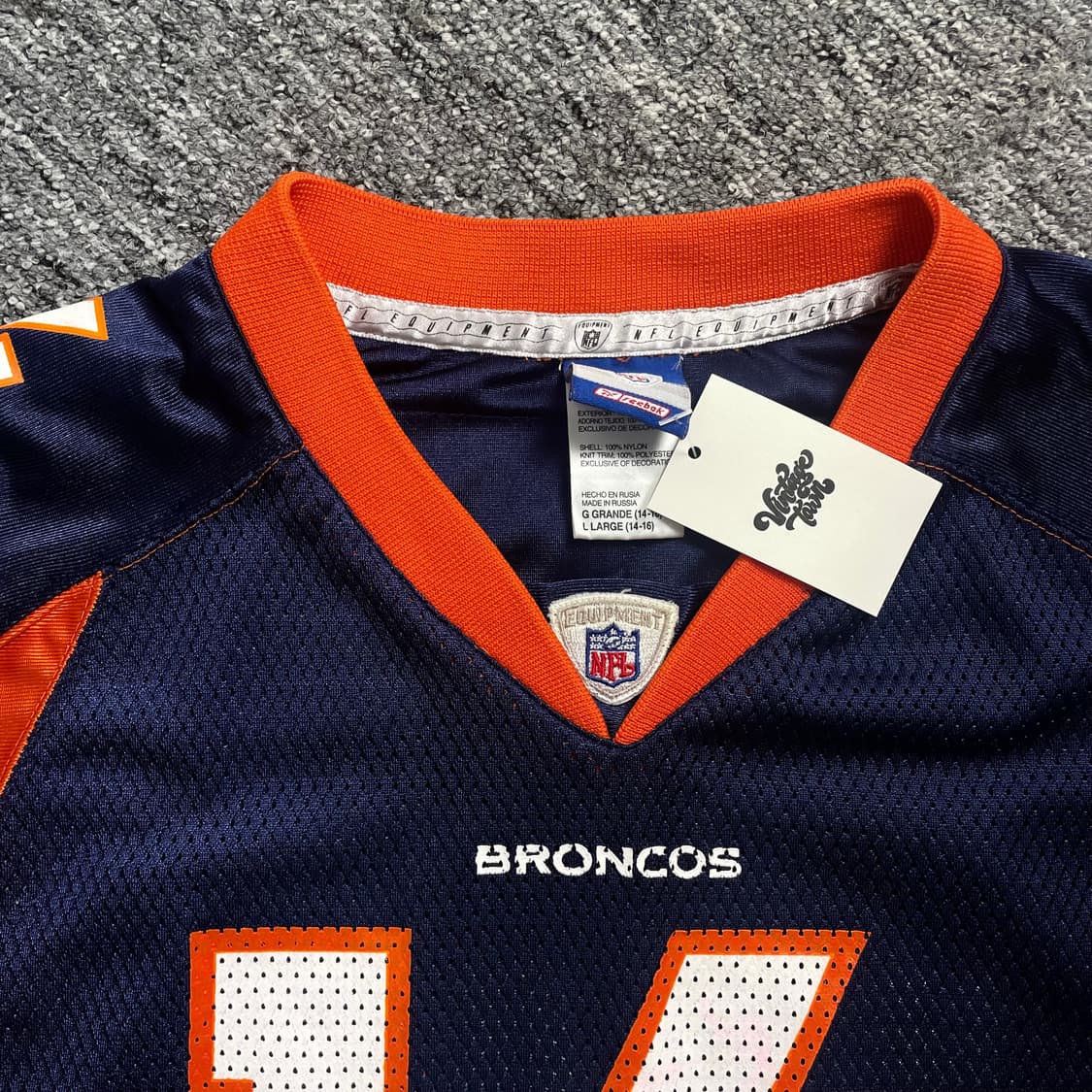 리복 NFL 덴버 브롱코스 럭비 져지 o 2570 상품이미지4