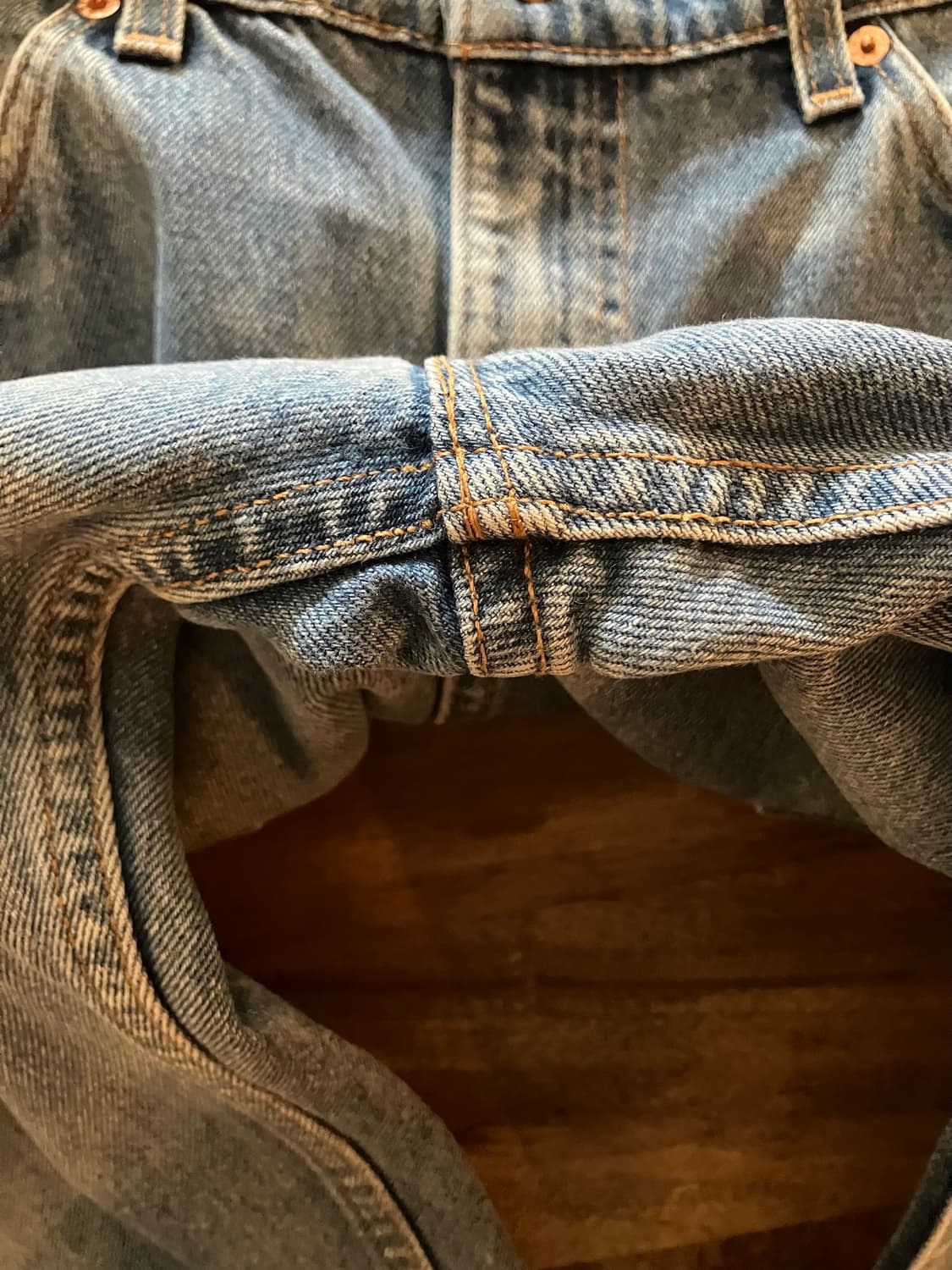 90s USA 빈티지 리바이스 517 부츠컷 데님 팬츠 상품이미지8