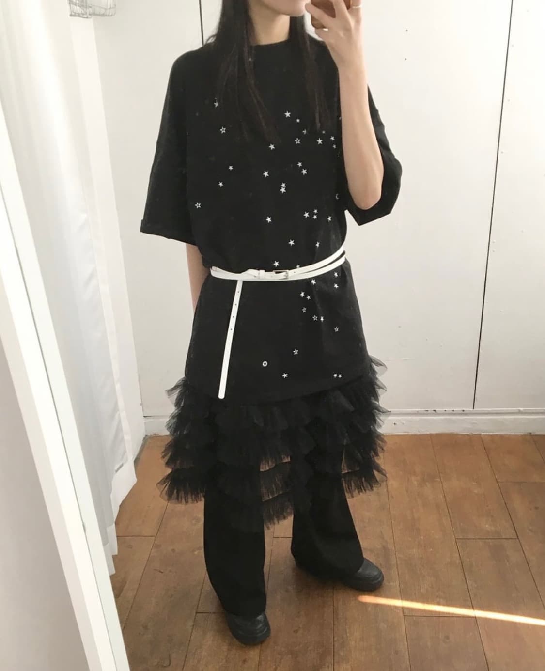 샵 피에브레 슈슈 스커트 블랙 상품이미지1