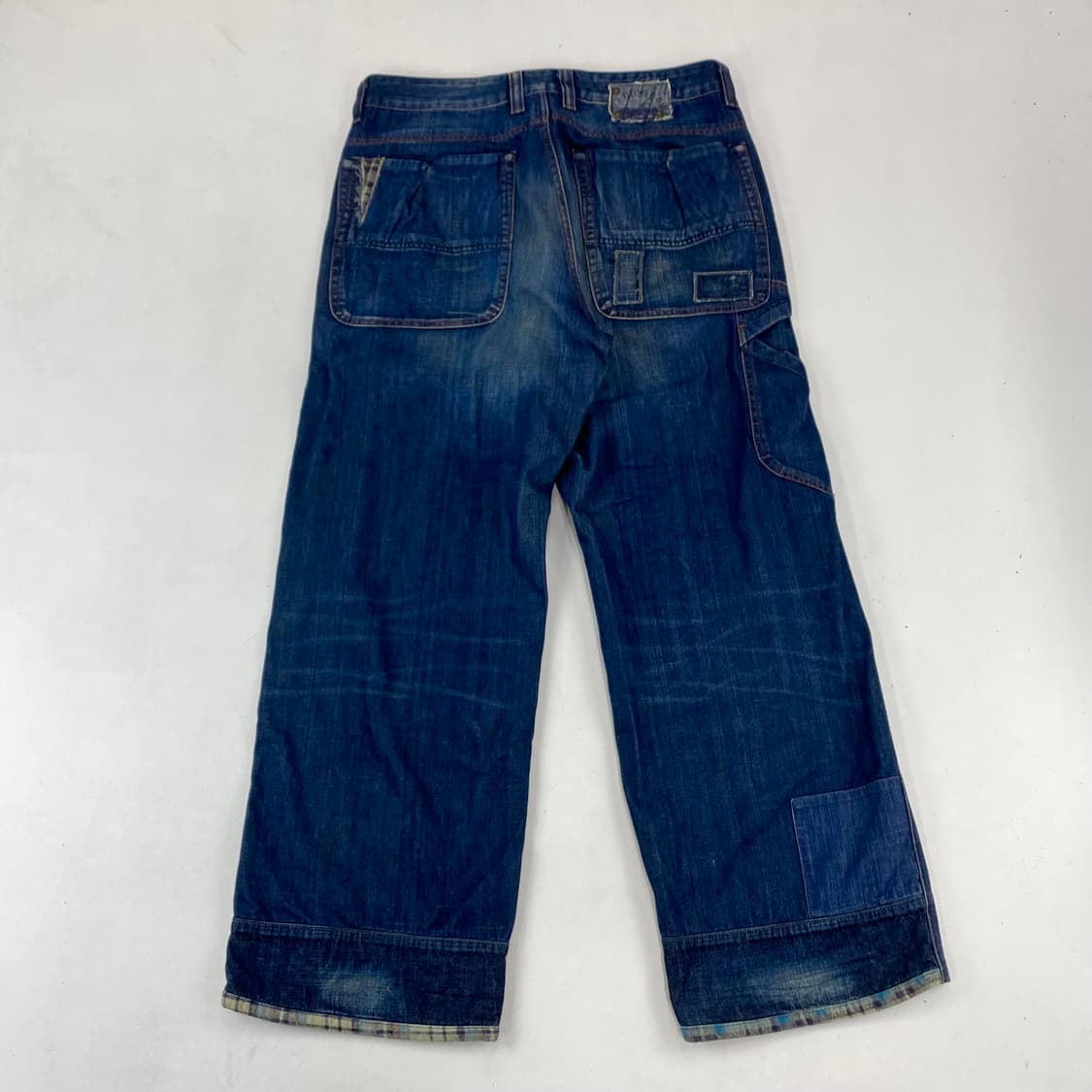 디젤 패치워크 와이드 데님 진 (34) 상품이미지2