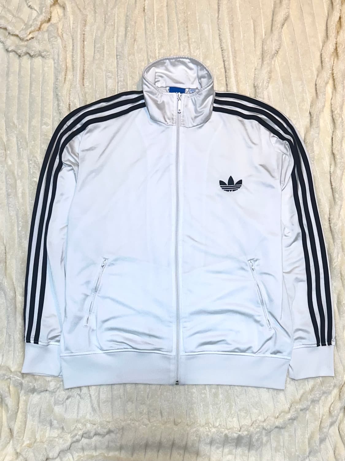 아디다스 져지 빈티지 구형 파이어버드 흰검 트랙탑 져지 상품이미지1