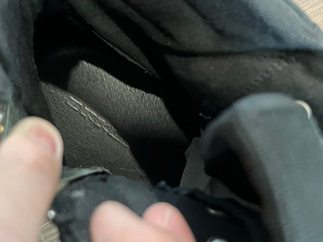 [새상품]릭오웬스 후프 덩크(가오리) 트리플 블랙 43 상품이미지7