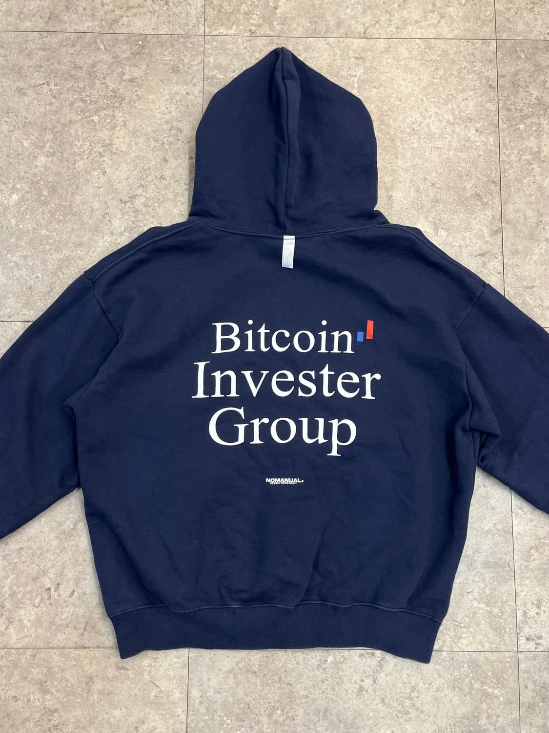 노매뉴얼 비트코인 후드티 네이비 S #csz2393 상품이미지9