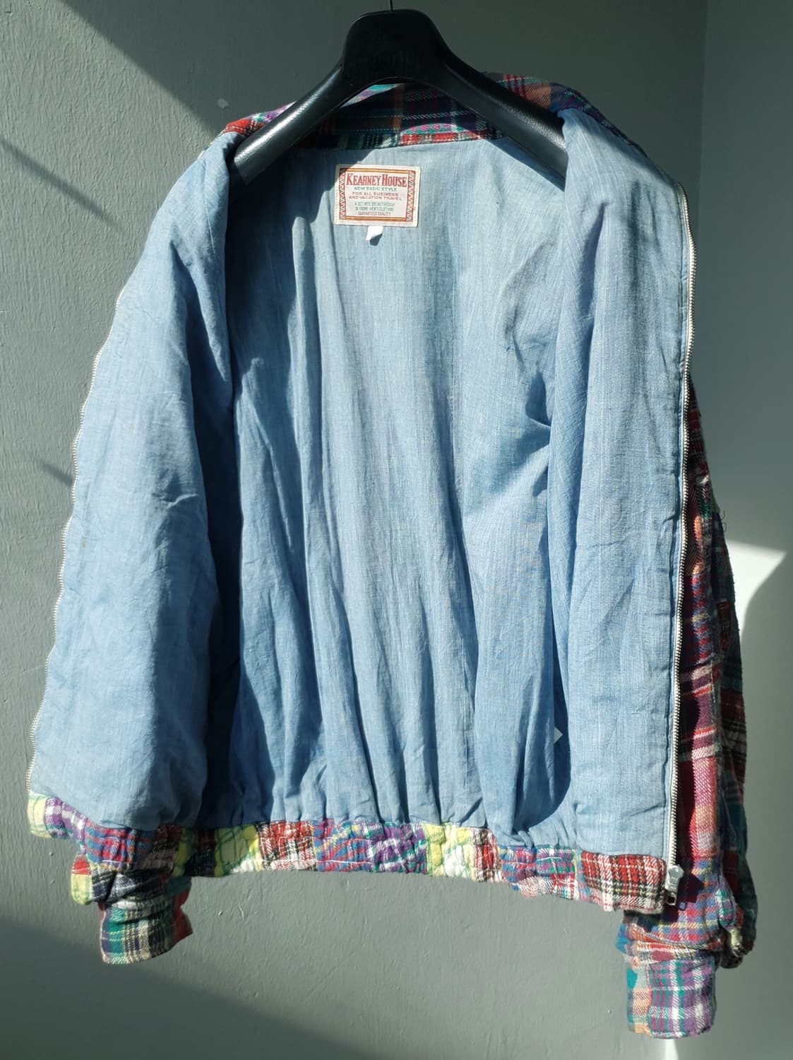 90s KEARNEYHOUSE patchwork harrington jk 상품이미지9