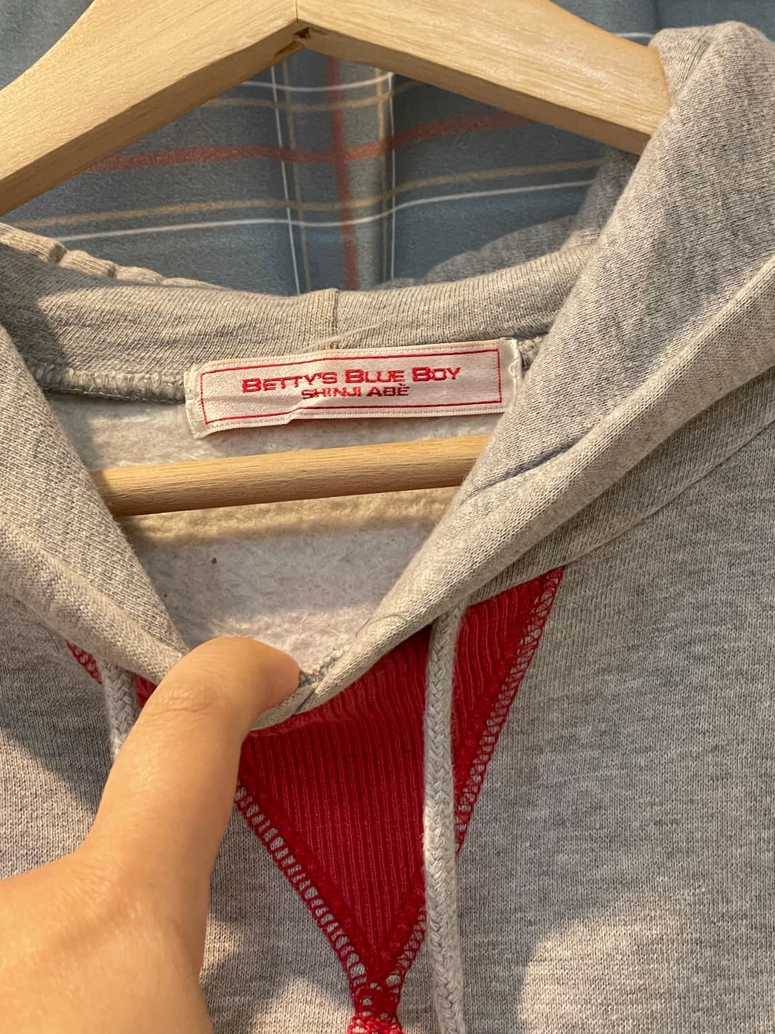 일본빈티지 디테일 프린팅후드 상품이미지5