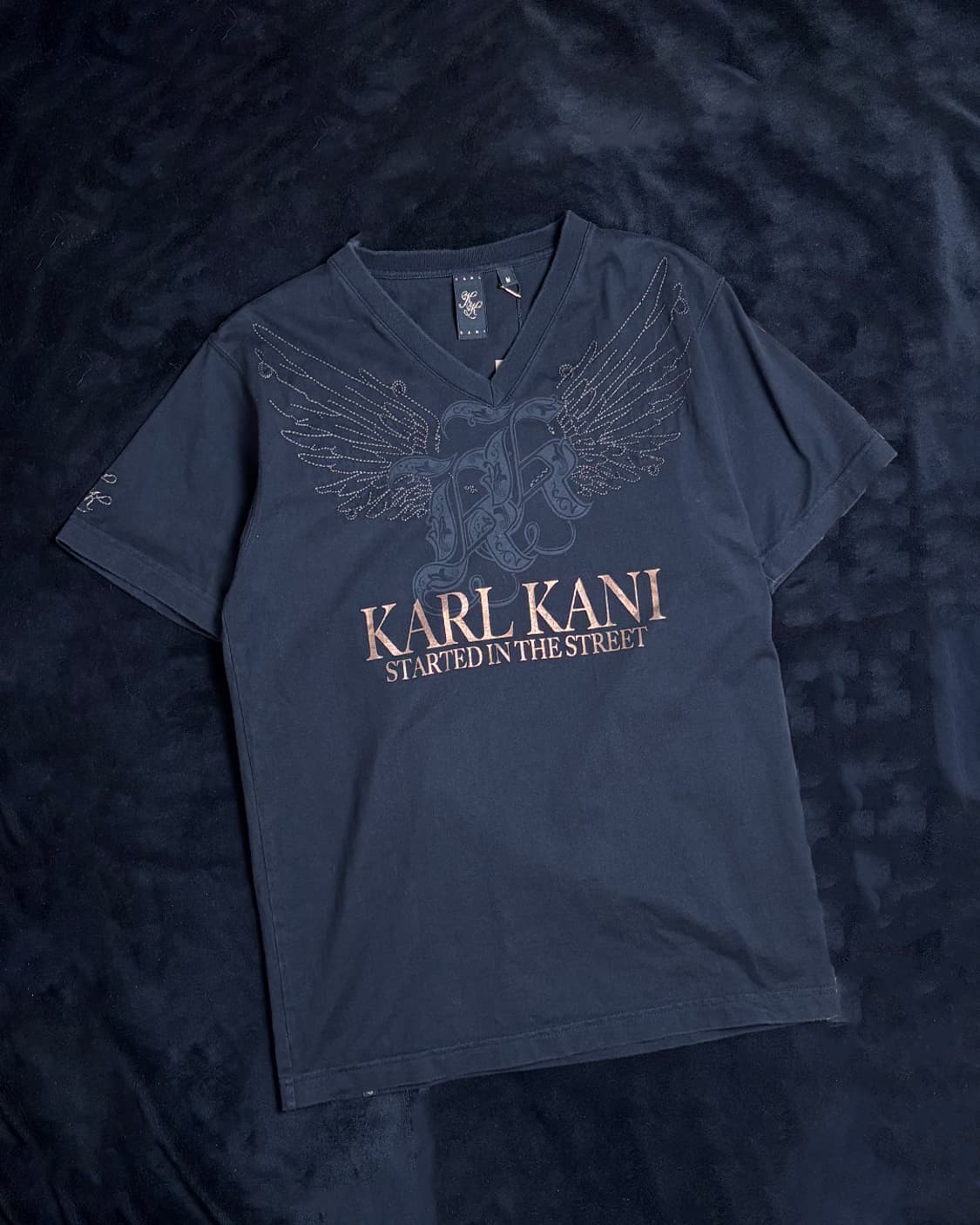 일본빈티지 KARL KANI 브이넥 상품이미지1