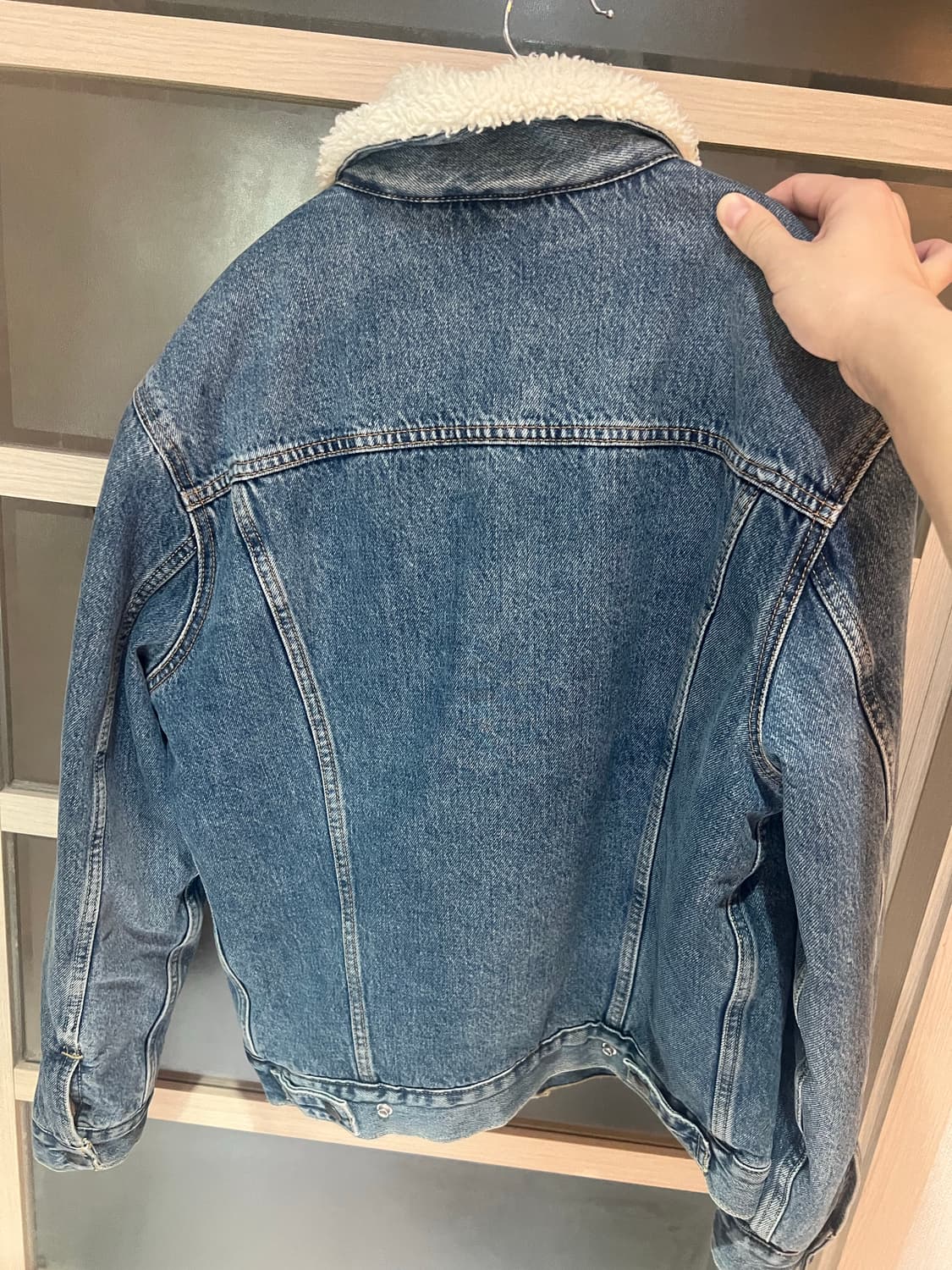 리바이스 / 프리미엄 라인 빅e 쉐르파 데님 청 자켓/s 상품이미지6