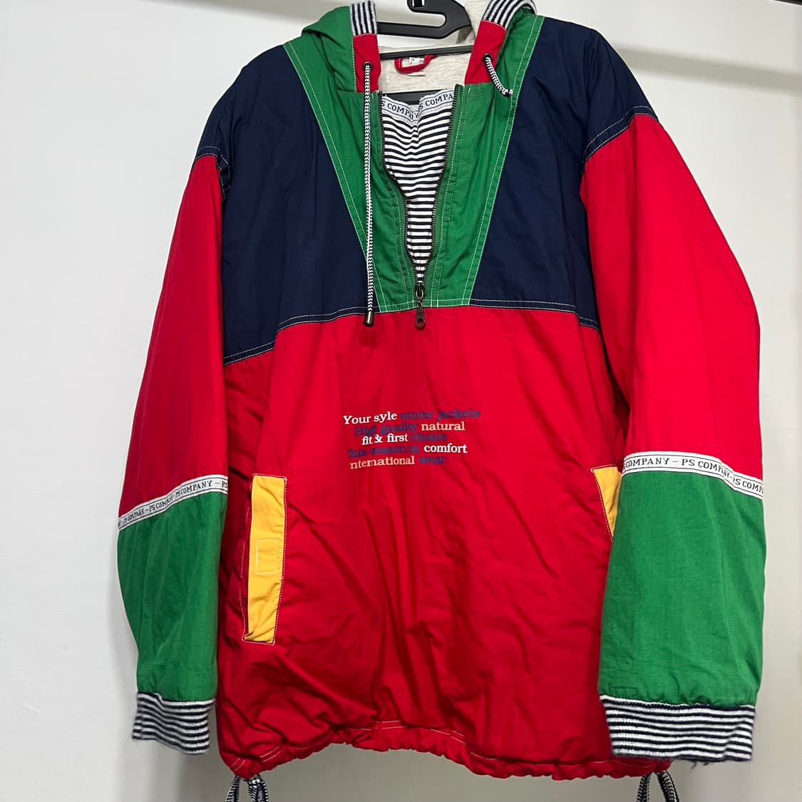 90s 바람막이 후드 아노락  상품이미지4