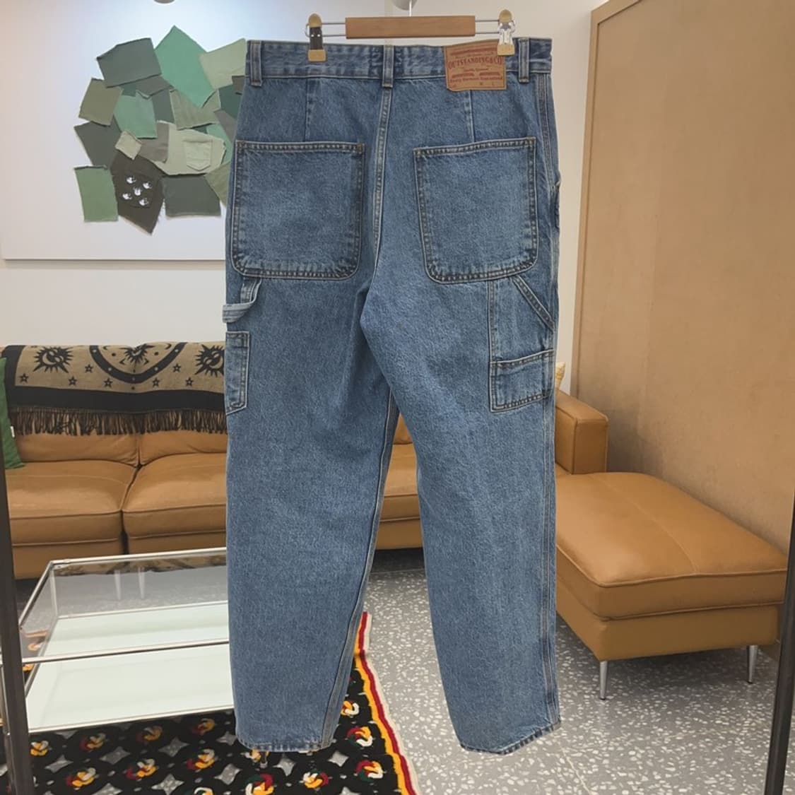 아웃스탠딩 아메카지 카펜터 와이드 데님팬츠  S C06510 상품이미지4