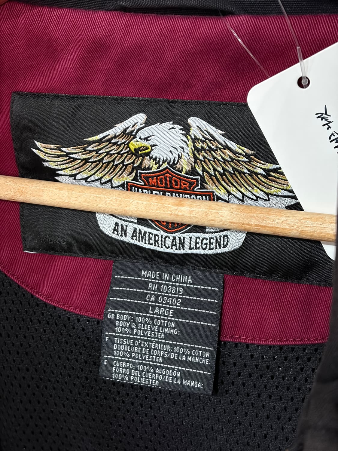 J33 할리데이비슨 패치 바이크 자켓 상품이미지5