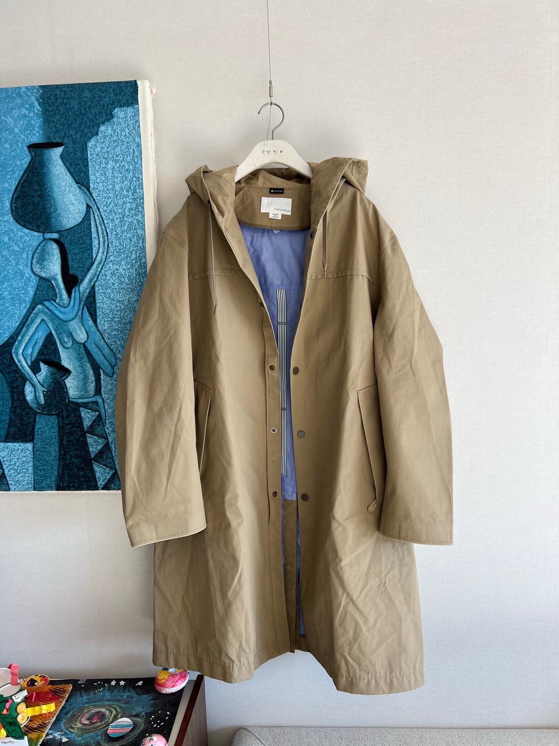 나나미카 고어텍스 후드 오버 코트 L 상품이미지1