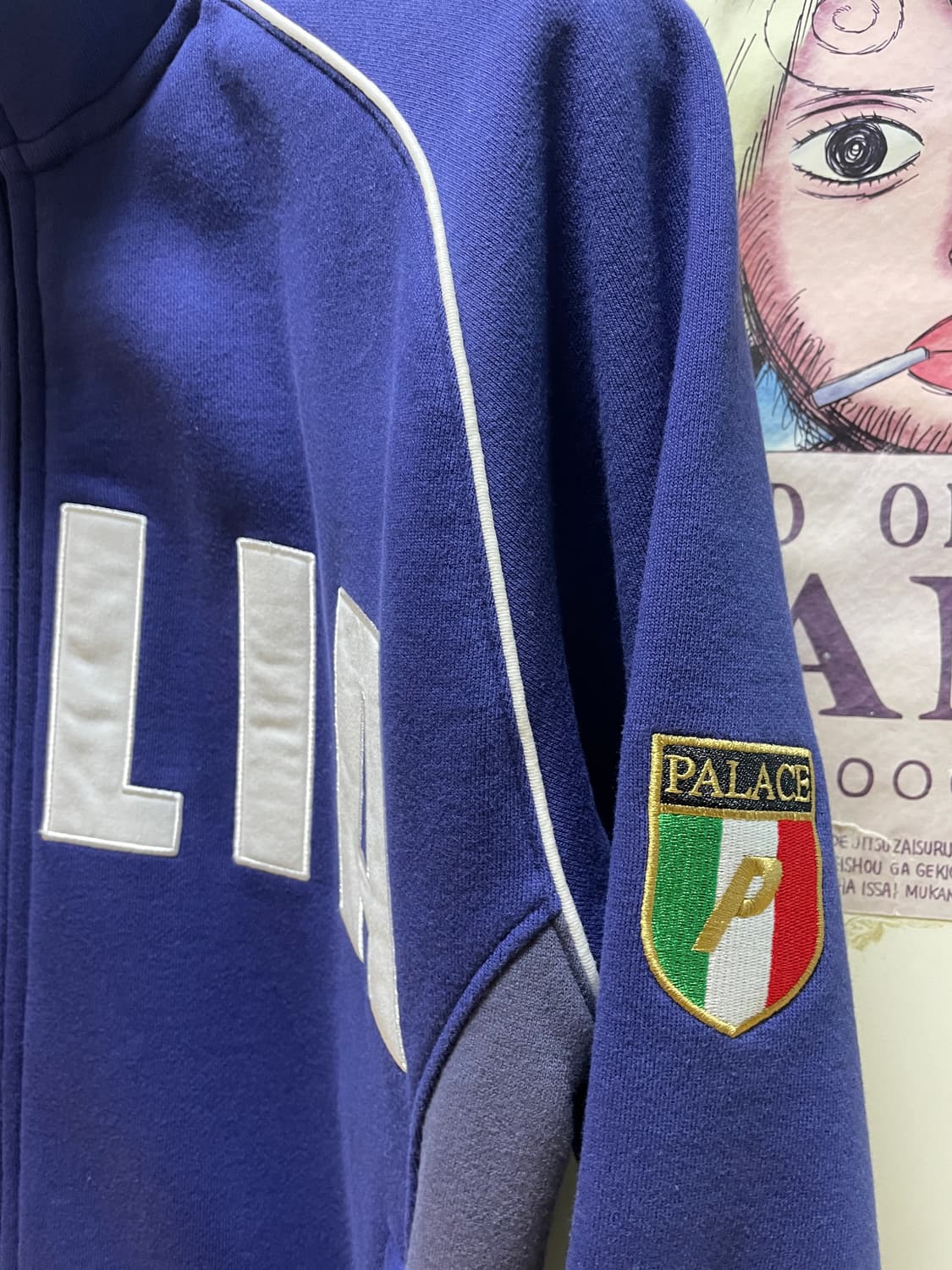 팔라스 이탈리아 풋볼 스웻 집업 남성 S 상품이미지7