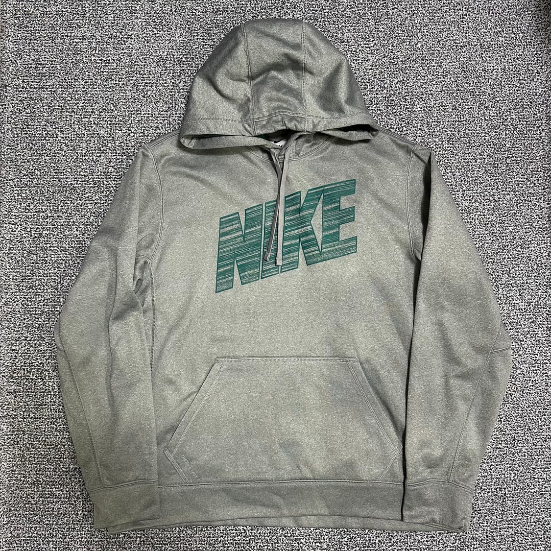 (105추천) 나이키 쎄마핏 로고 후드티 그레이 상품이미지1