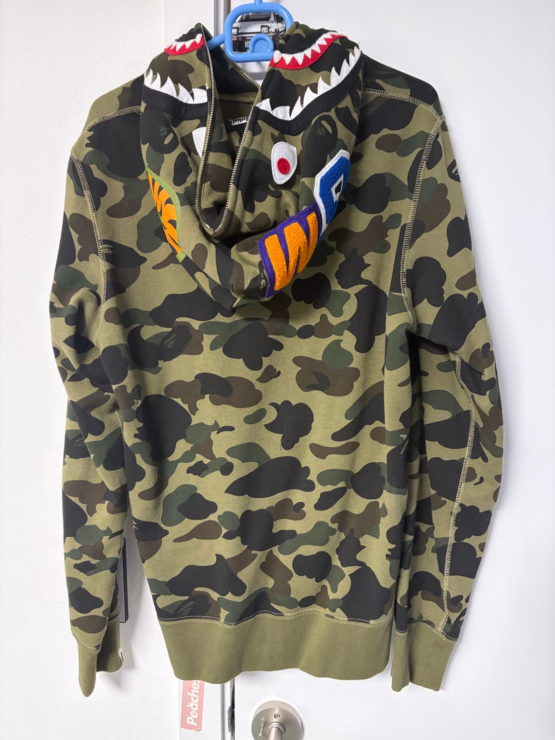 베이프 녹계 후드집업 상품이미지2