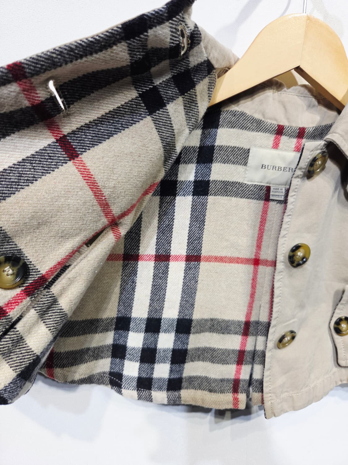 BURBERRY 버버리 키즈 트렌치 케이프 망토 코트 상품이미지5